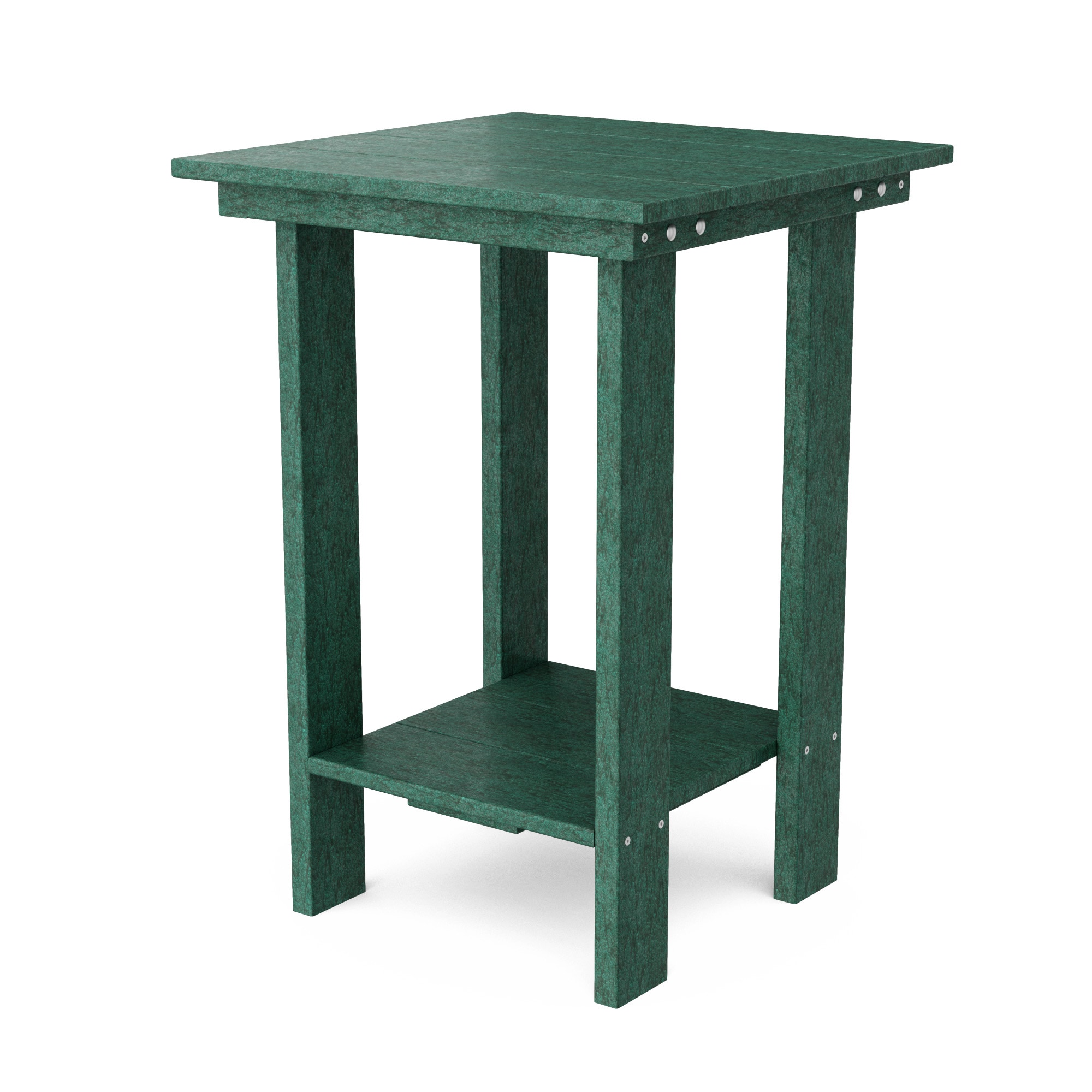 Wildridge LCC-352-TG Contemporary Square Outdoor End Table 22-in W x 22-in L