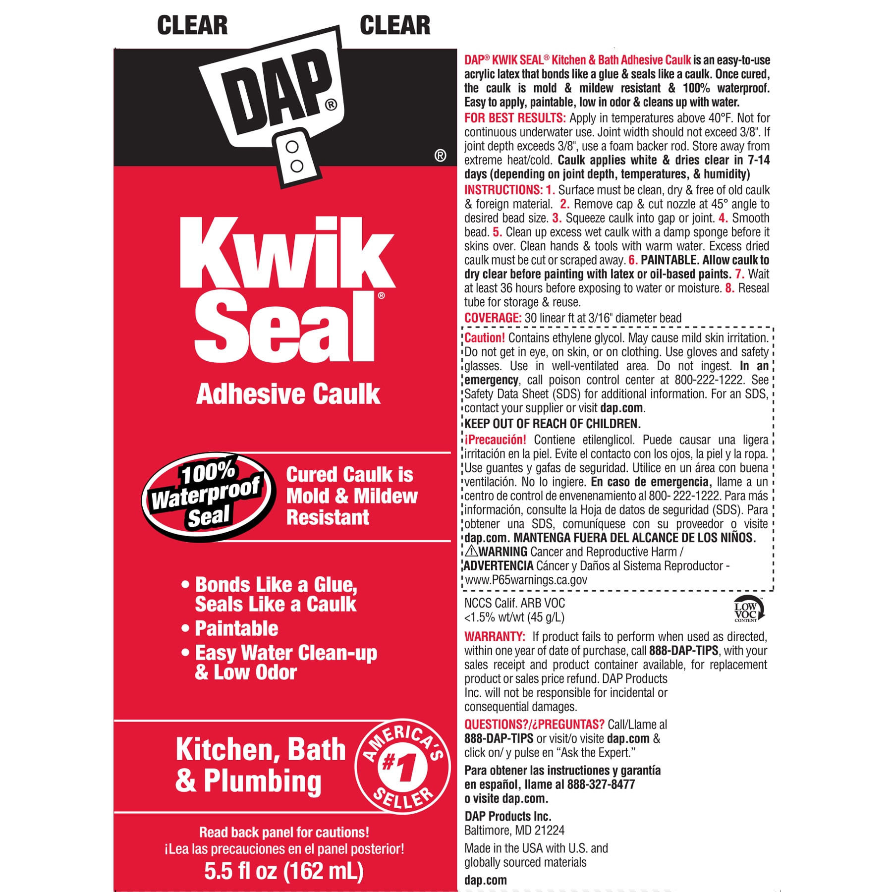 DAP 7079818008SOS caulking - View #9