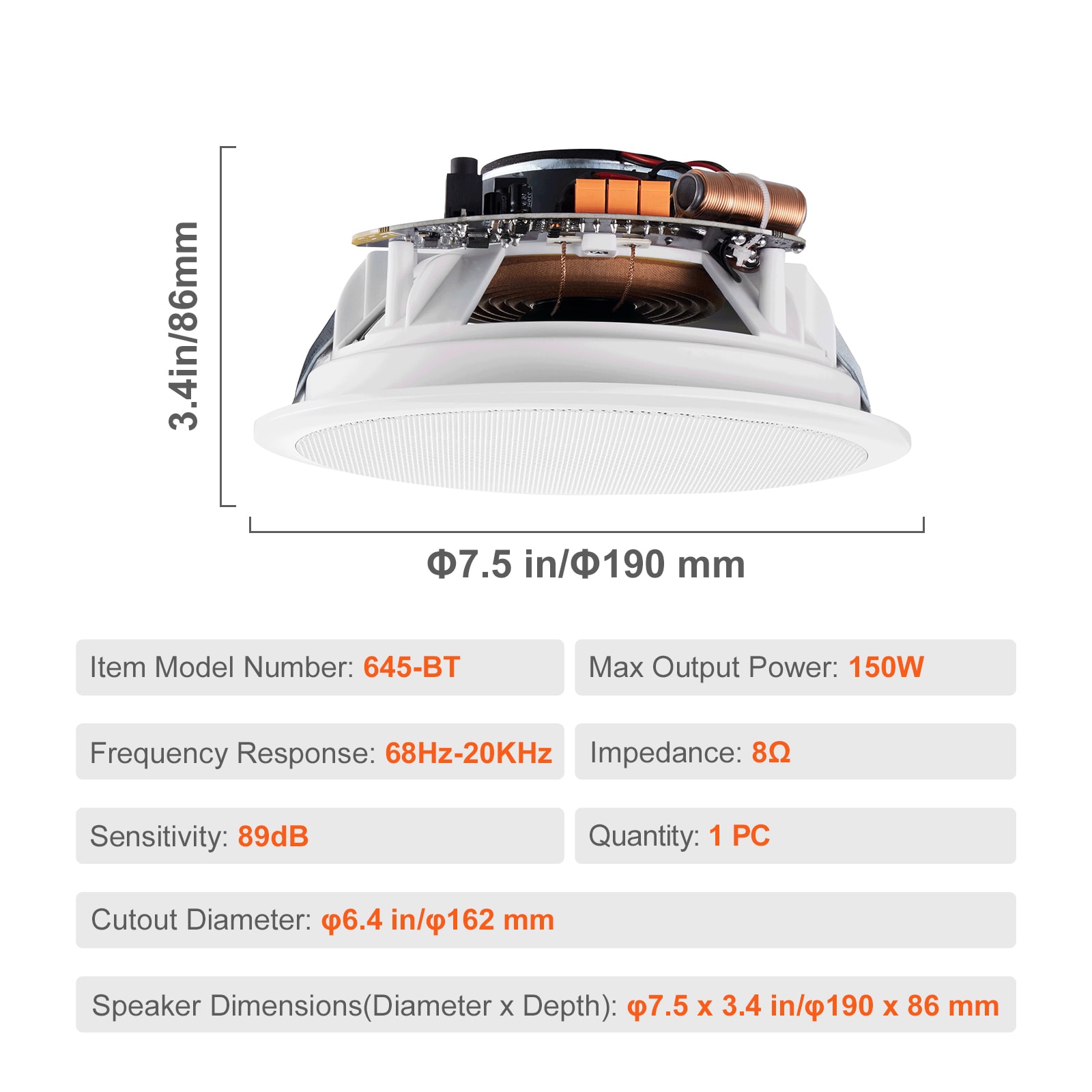 VEVOR SCDPXDYSQ65Y04908V1 Home-Theater-Speaker-Systems - View #7