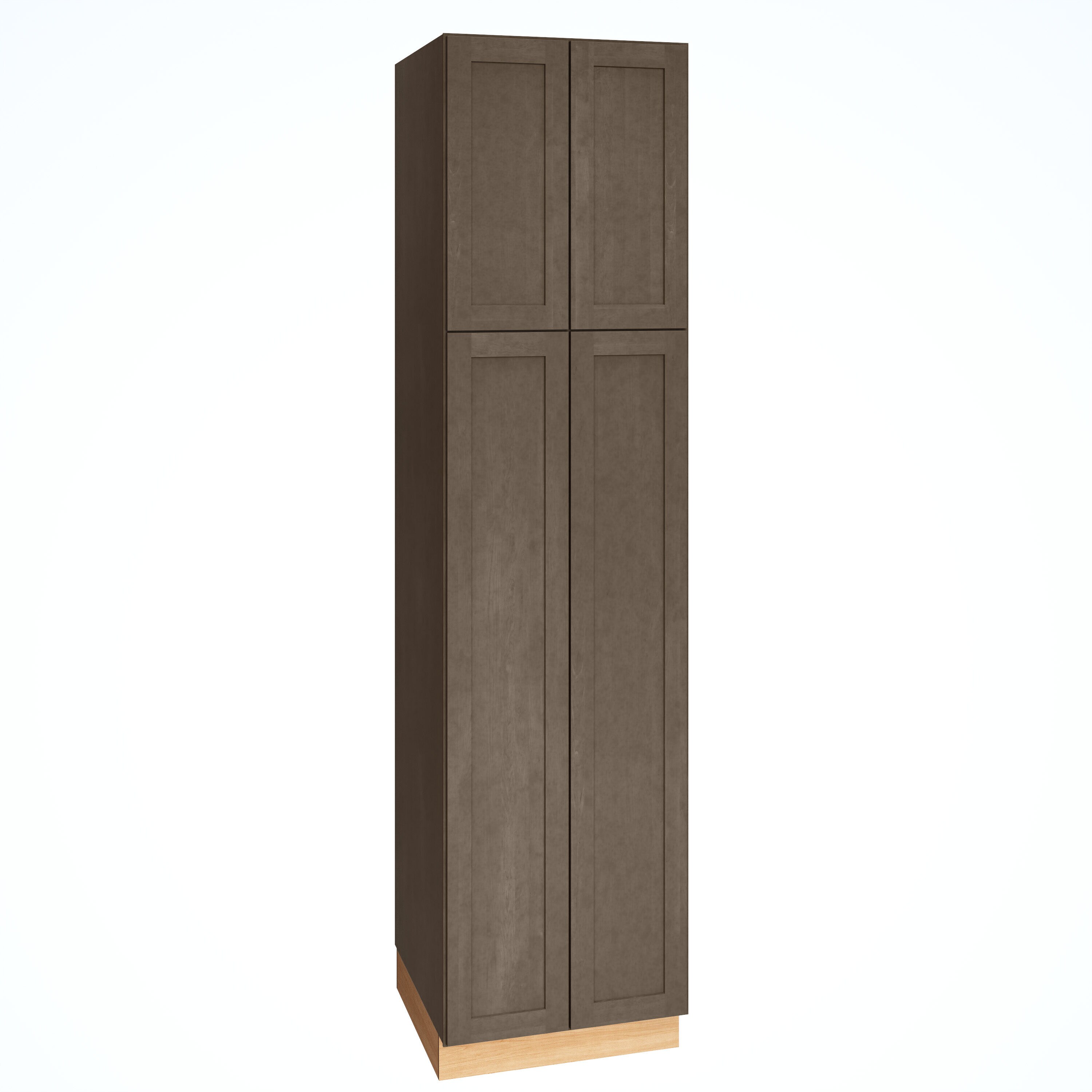 Oak pantry deals cabinet 24 wide