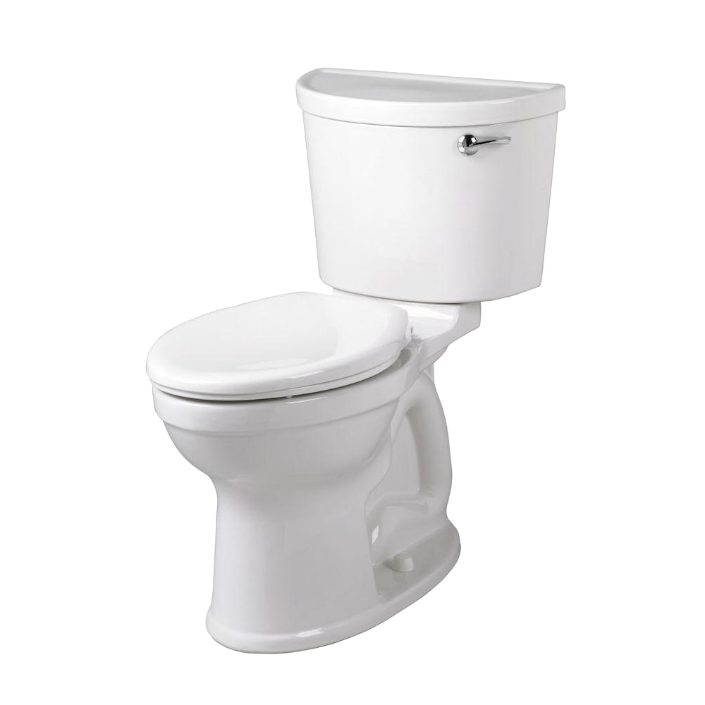 American Standard 211CA105.020 Champion Pro White Elongated Standard height 12-in Rough-In WaterSense 1.28 GPF Single 2-piece Toilet