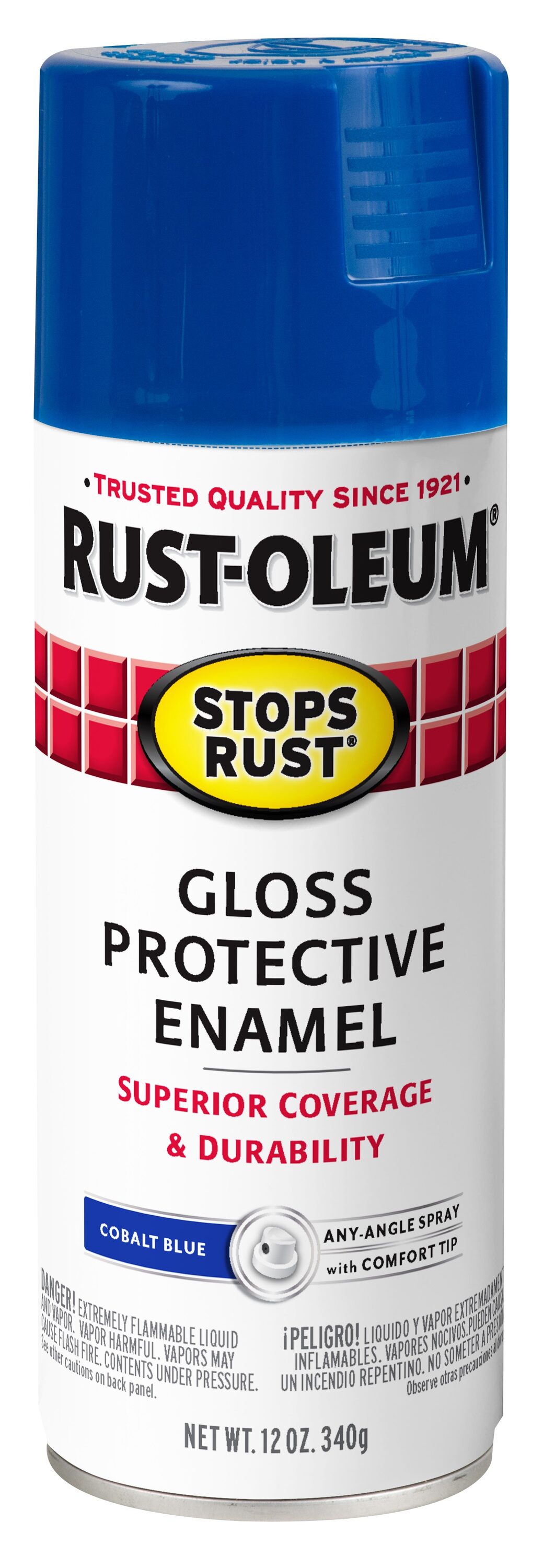 Rust-Oleum 376904 12oz Gloss Navy Blue 5-in-1 Stops Rust Spray Paint