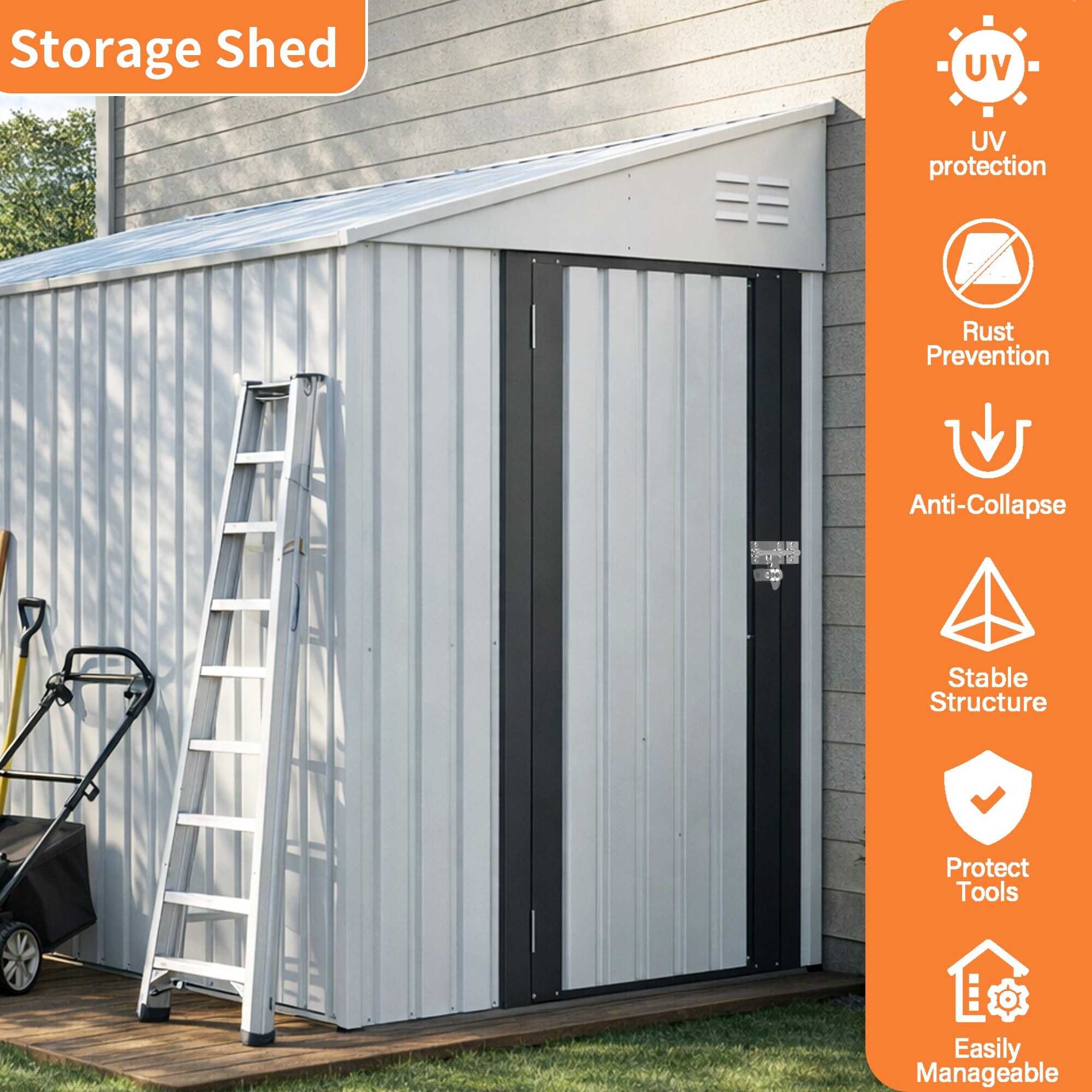 ToolCat LS1-70-HW Metal-Storage-Buildings-Sheds - View #8