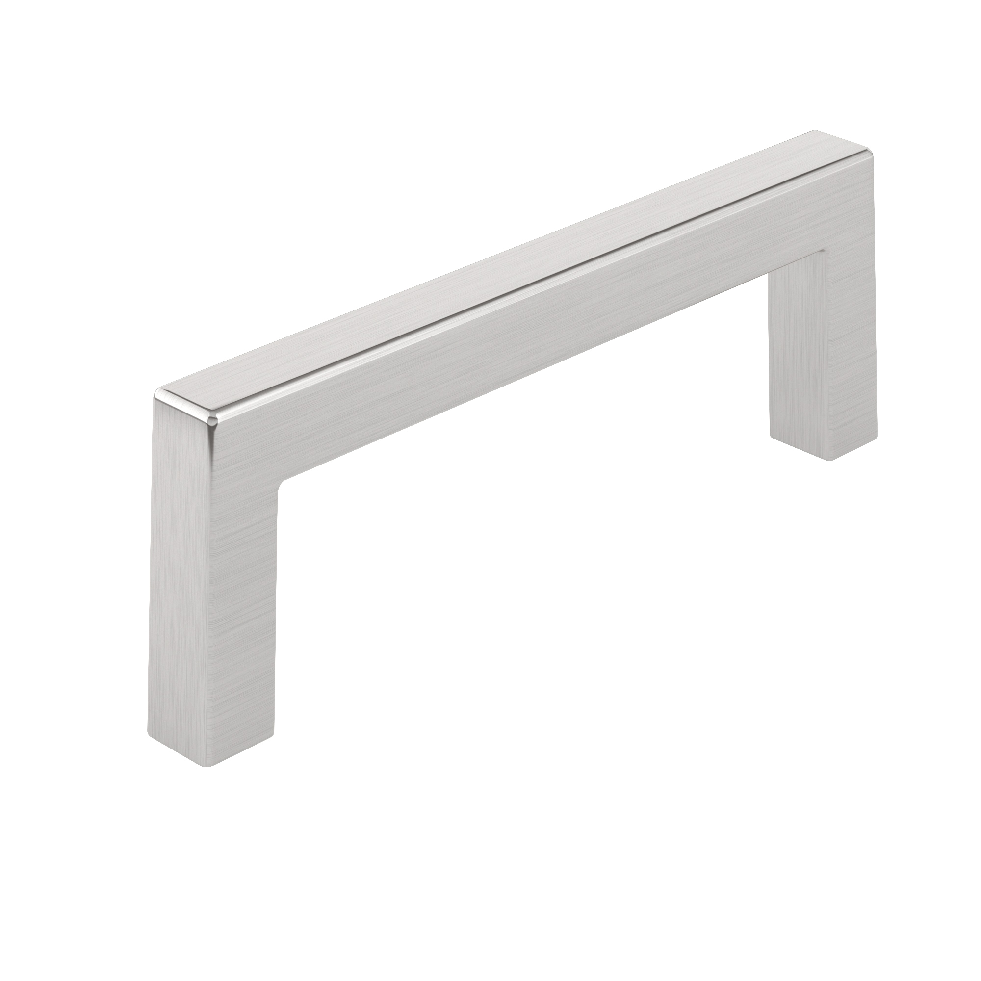 Richelieu BP87396195 Lambton 3-3/4-in , 96mm Center to Center Brushed Nickel Rectangular Handle