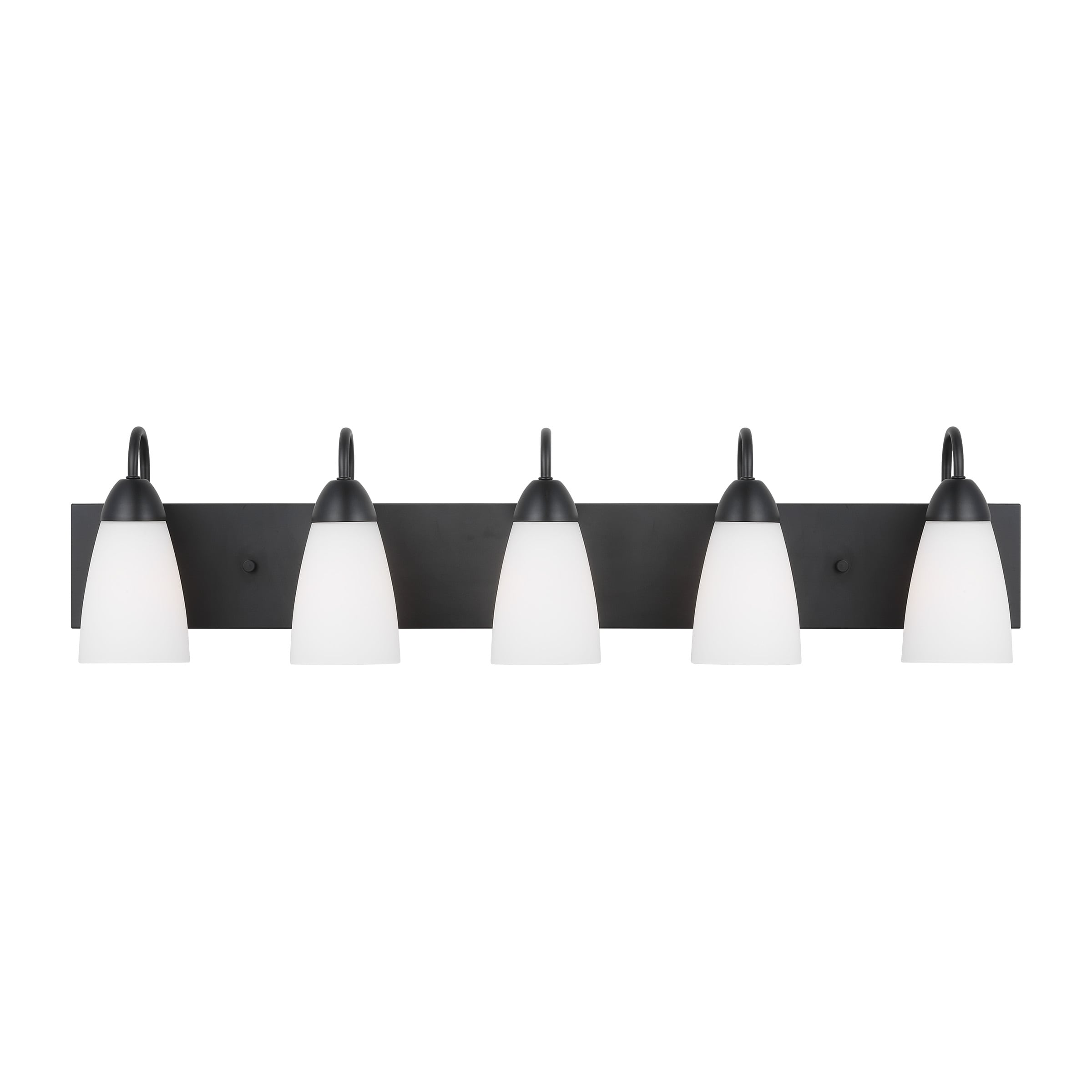 Generation Lighting 4420205-112 Seville 35.875-in 5 -Light Black Modern/contemporary Vanity light