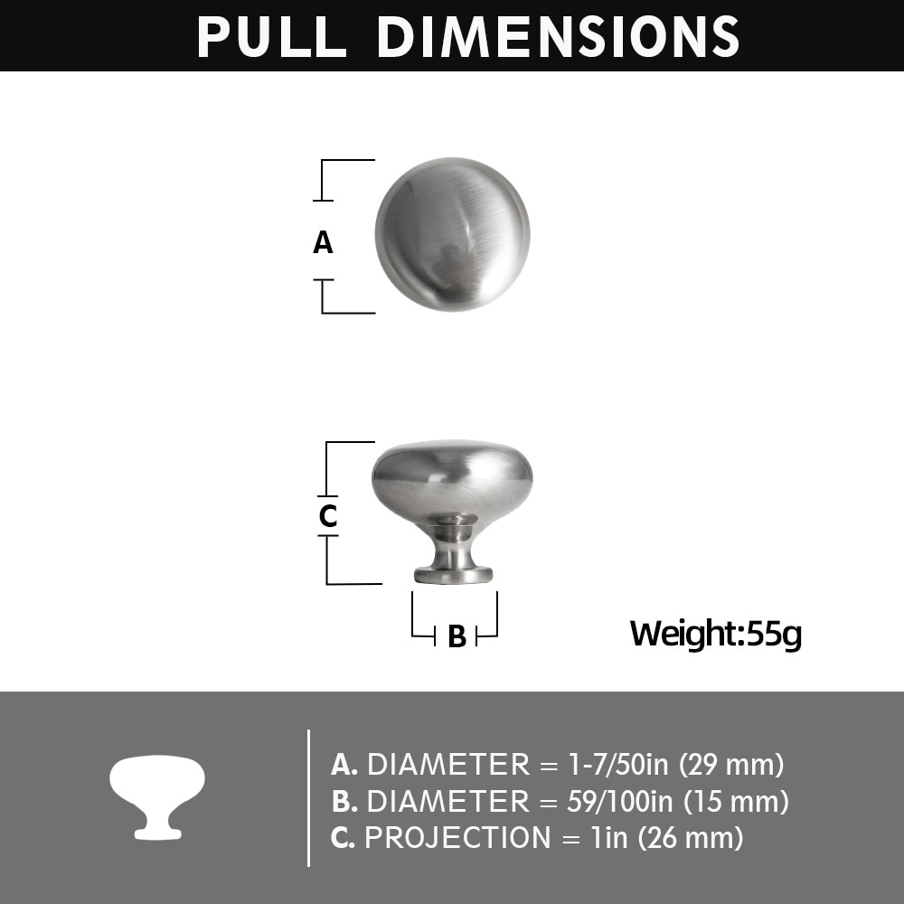 Miaokesen 9207LN-DK Cabinet-Knobs - View #2