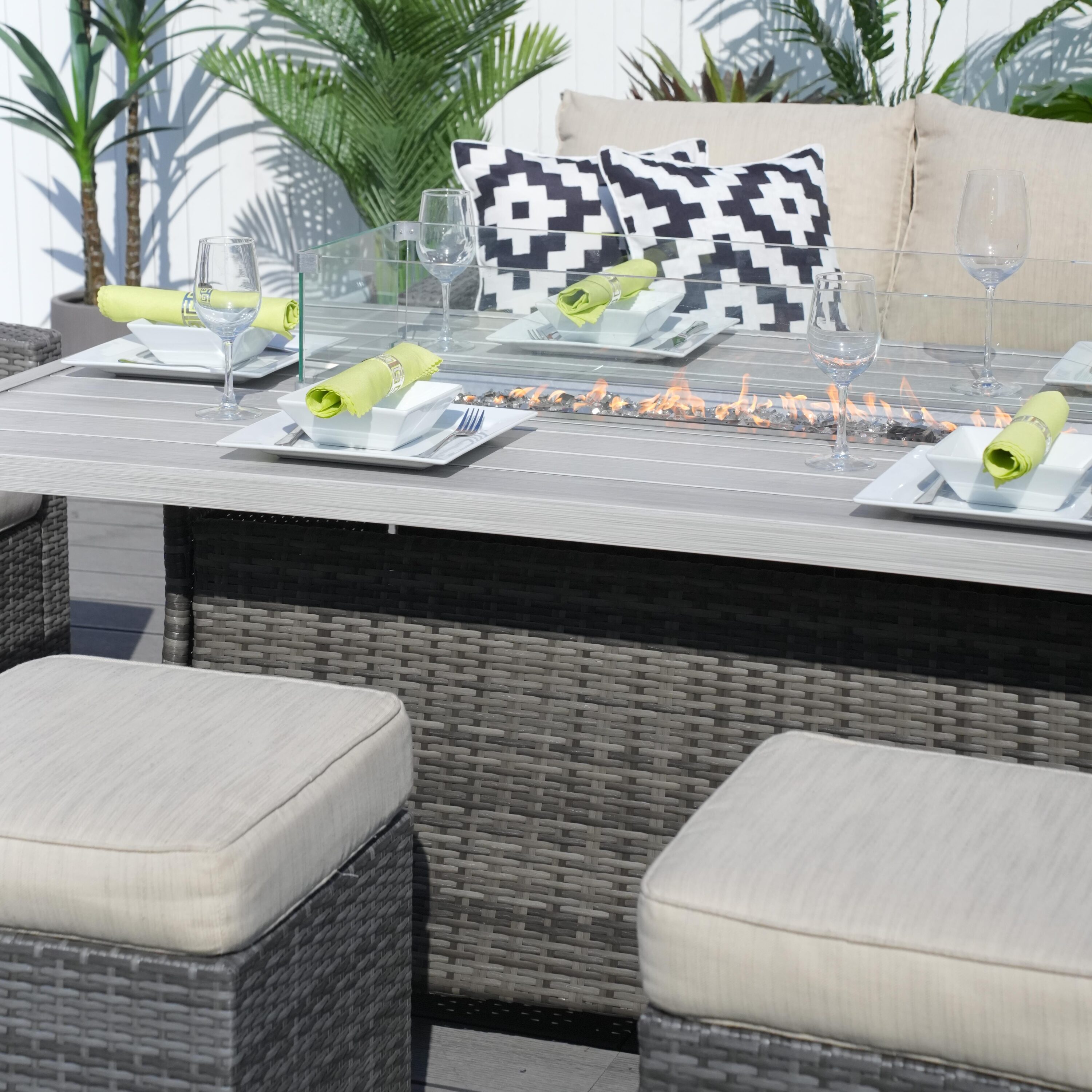 Direct Wicker DWG-1403B&06RA-GR Patio-Dining-Sets - View #4