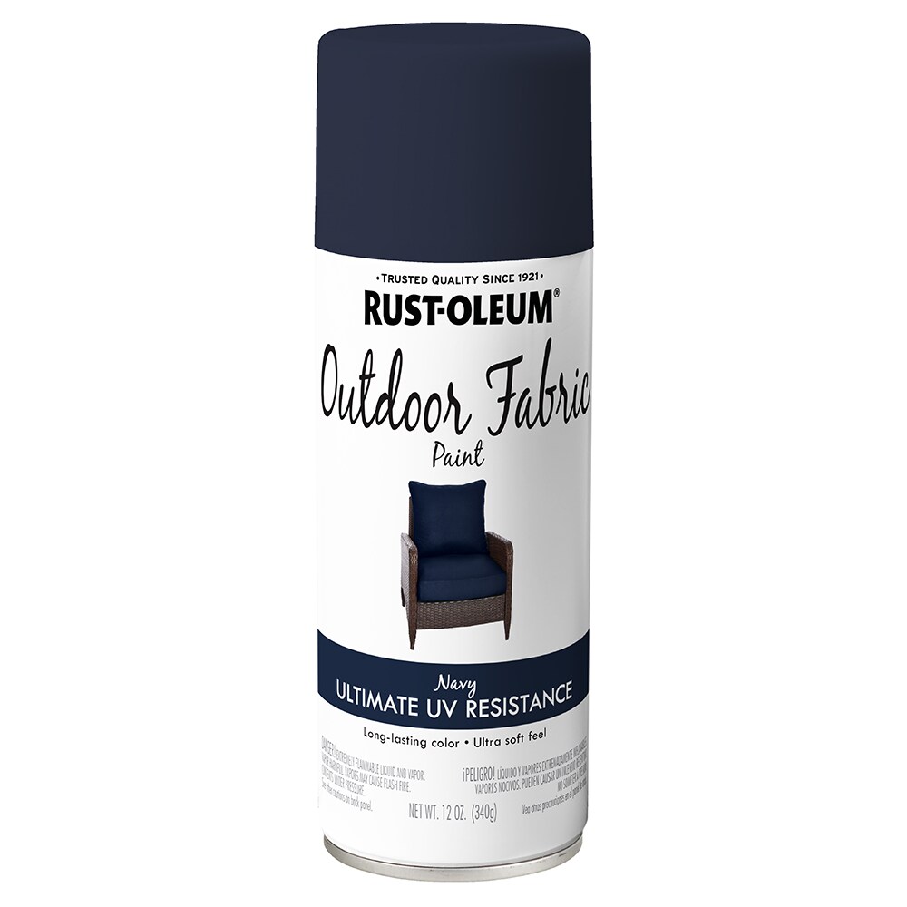 Rust-Oleum Specialty Outdoor Fabric Matte Navy Spray Paint (NET WT. 12 ...