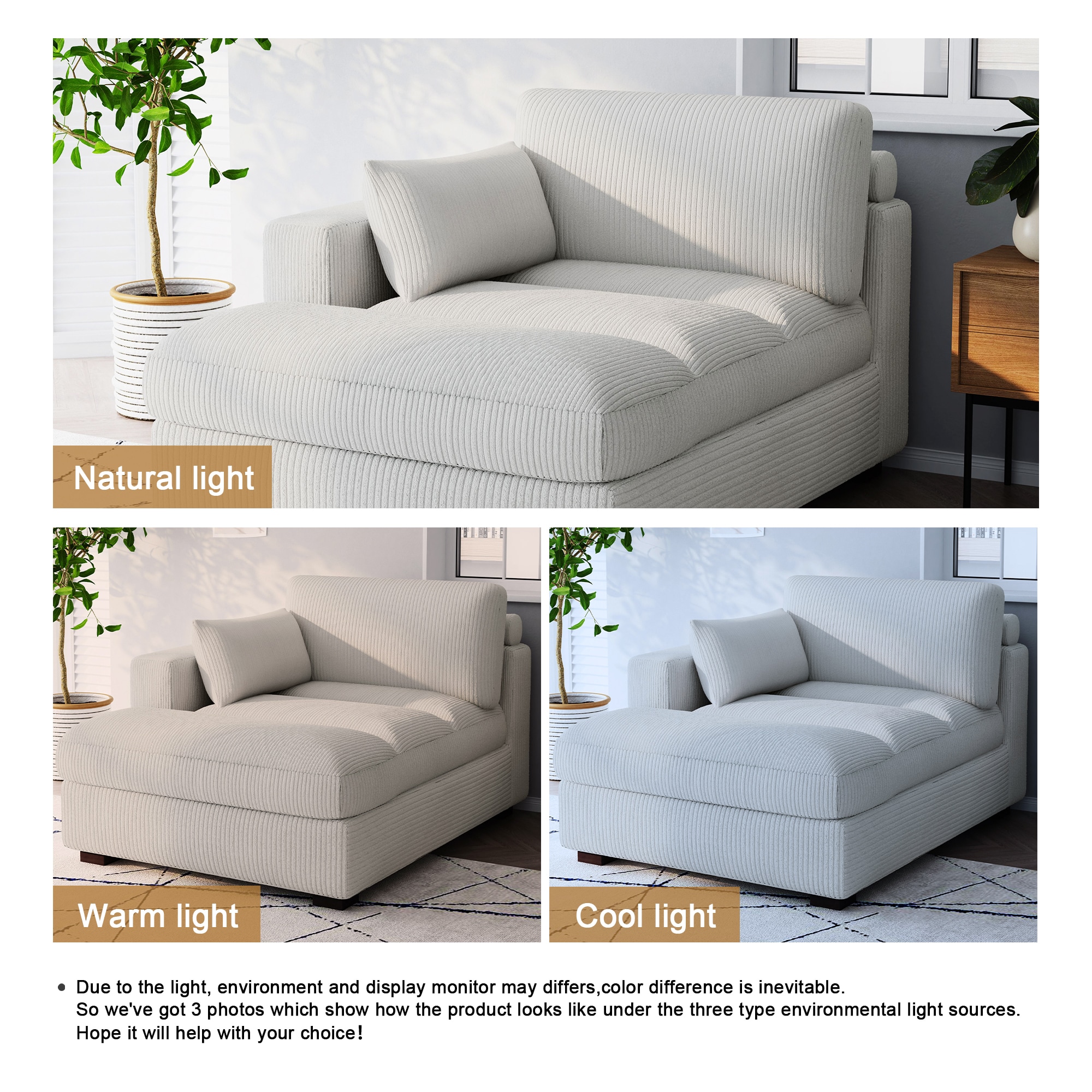 Dreamsidea LS-CS0002-SS GY-R-E1 Chaises-Settees - View #4