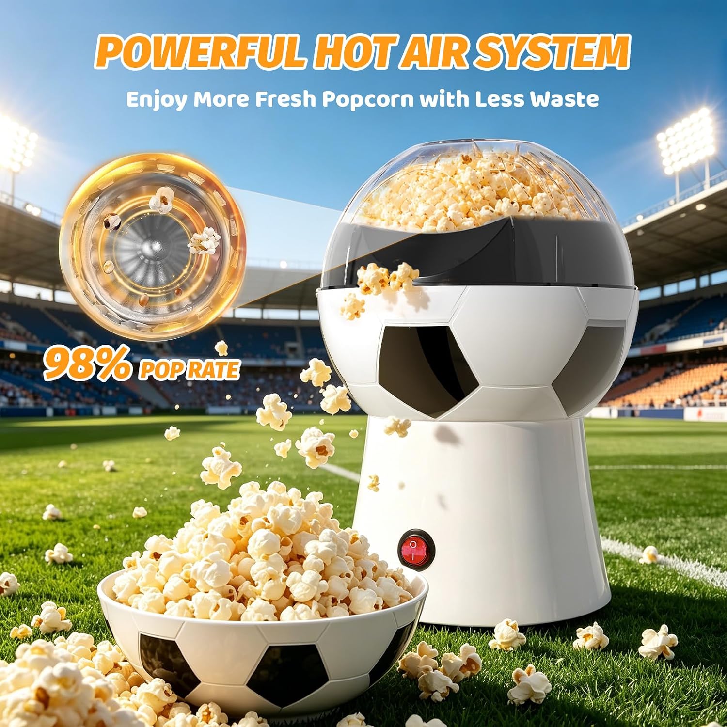 OSTBA U6-1211 Popcorn-Makers - View #2