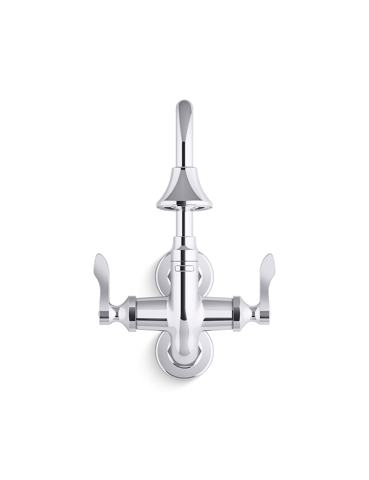 KOHLER Triton Bowe Cannock Polished Chrome Wall-mount 2-Handle ...