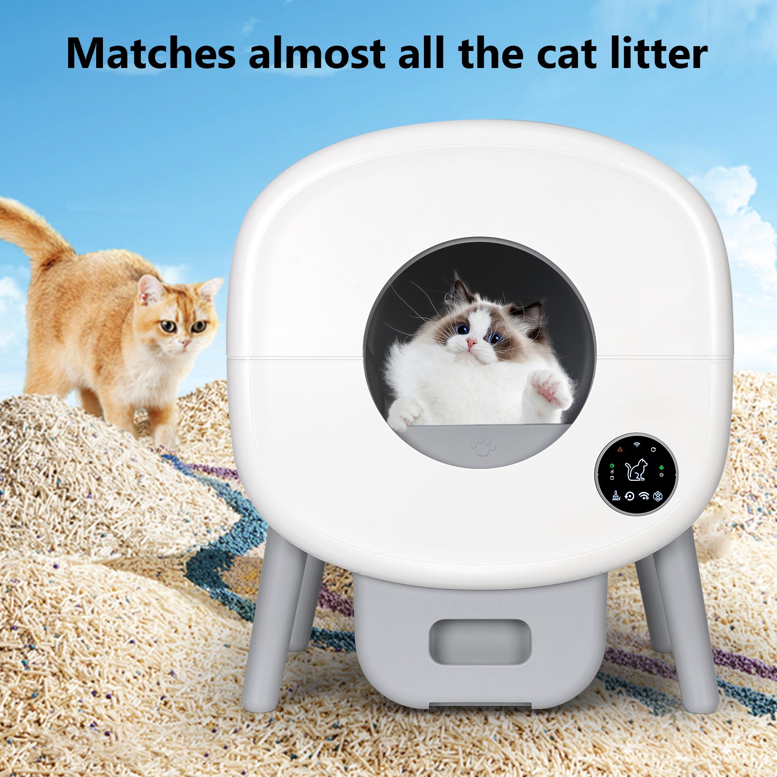 Cumrige SKU002381 Cat-Litter-Box - View #2