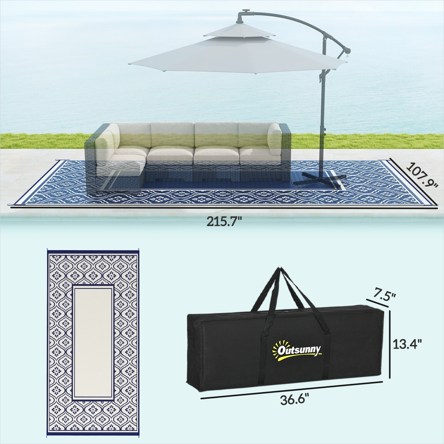FlowLuxe LYMQ1KMIEQDU rugs - View #2