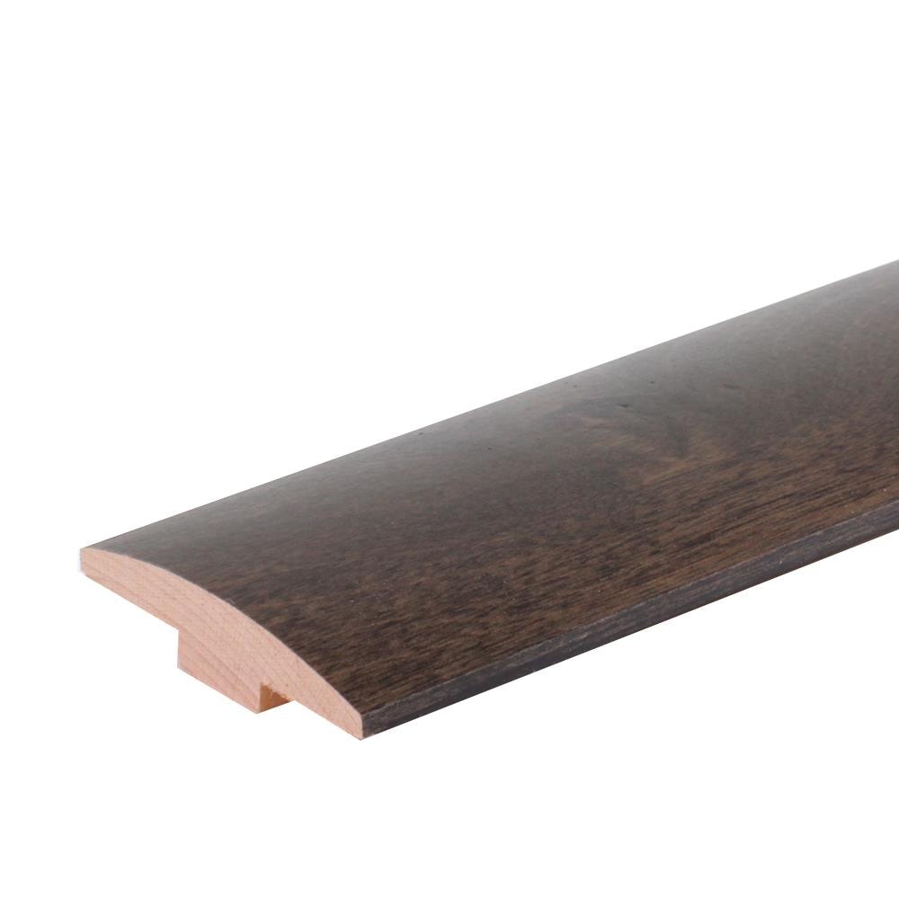 Flexco 1124460 Morning Mist 0.46-in T x 2-in W x 78-in L Solid Wood T-moulding