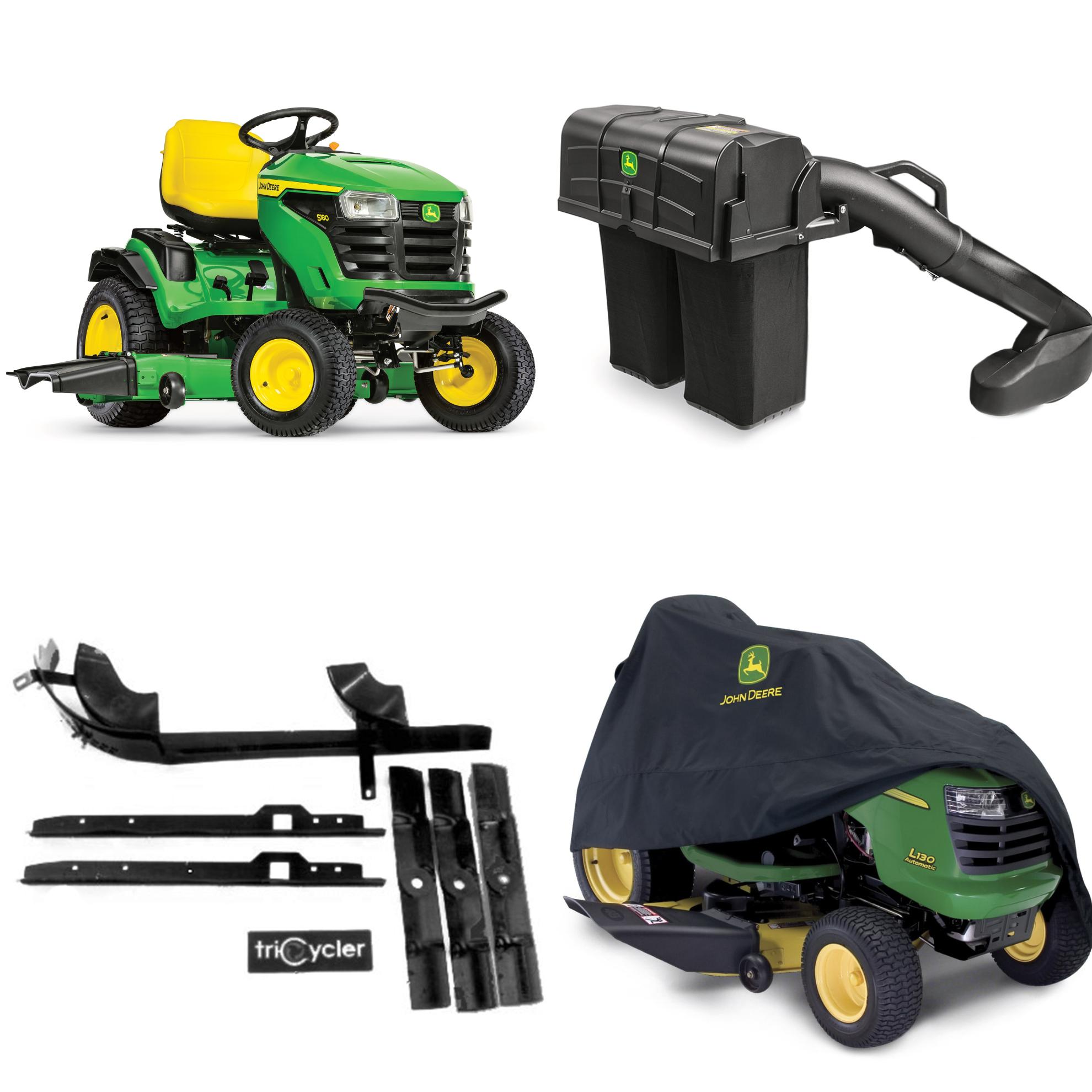 John Deere   S180 54-in 24-HP V-twin Gas Riding Lawn Mower Collection