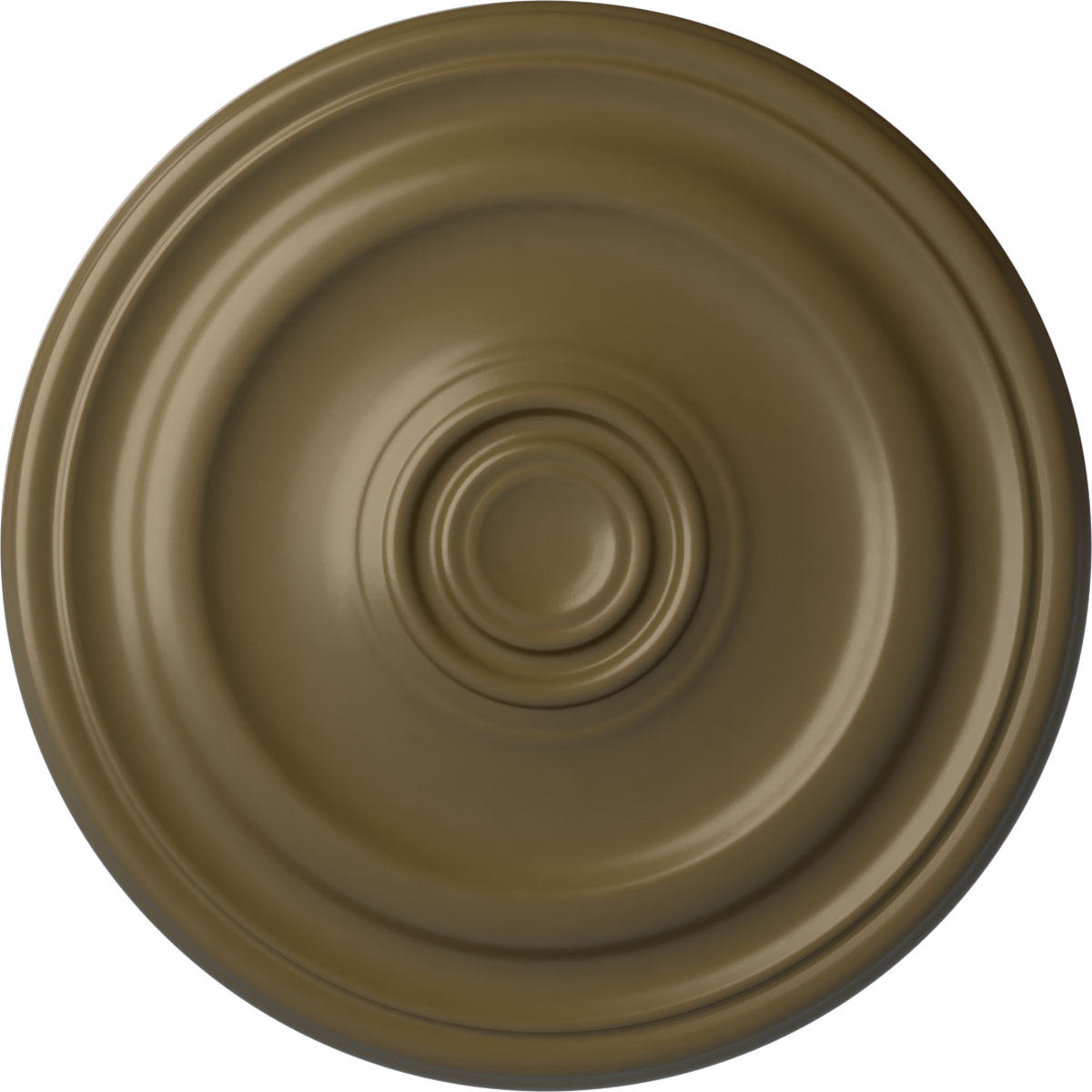 Ekena Millwork CM16KPMMF Kepler Traditional 15.875-in W x 15.875-in L Mississippi Mud Polyurethane Ceiling Medallion