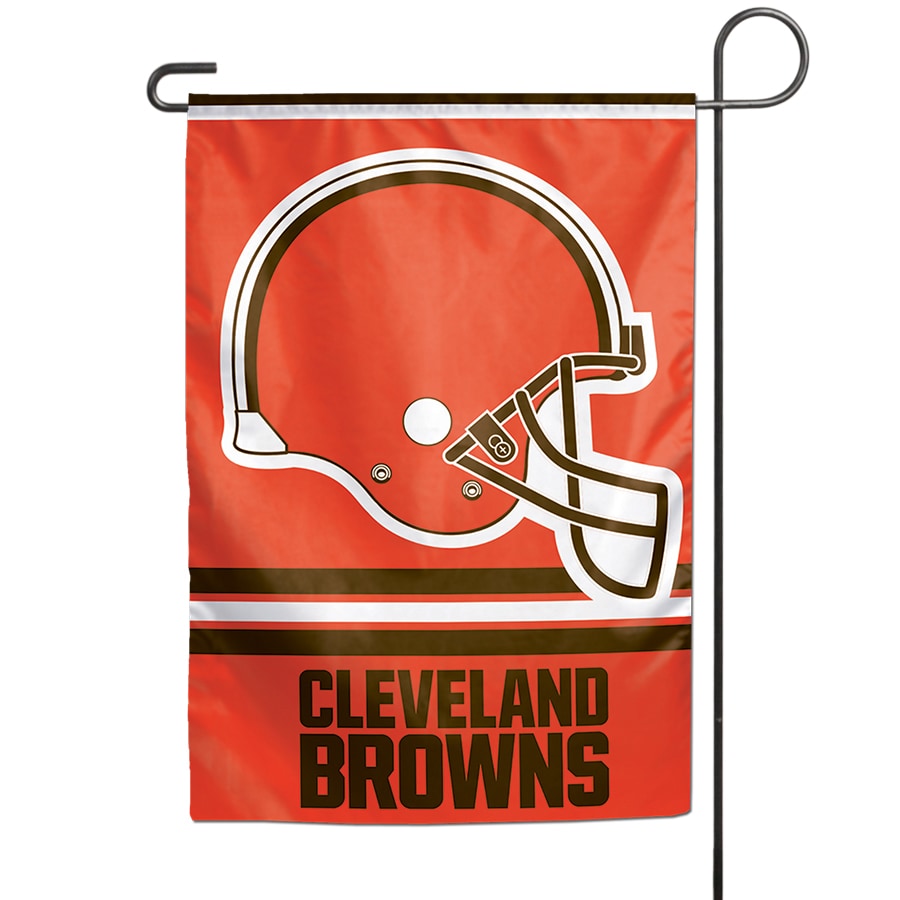 NFL Cleveland Browns Helmet on Black Car Window Flag by Rico