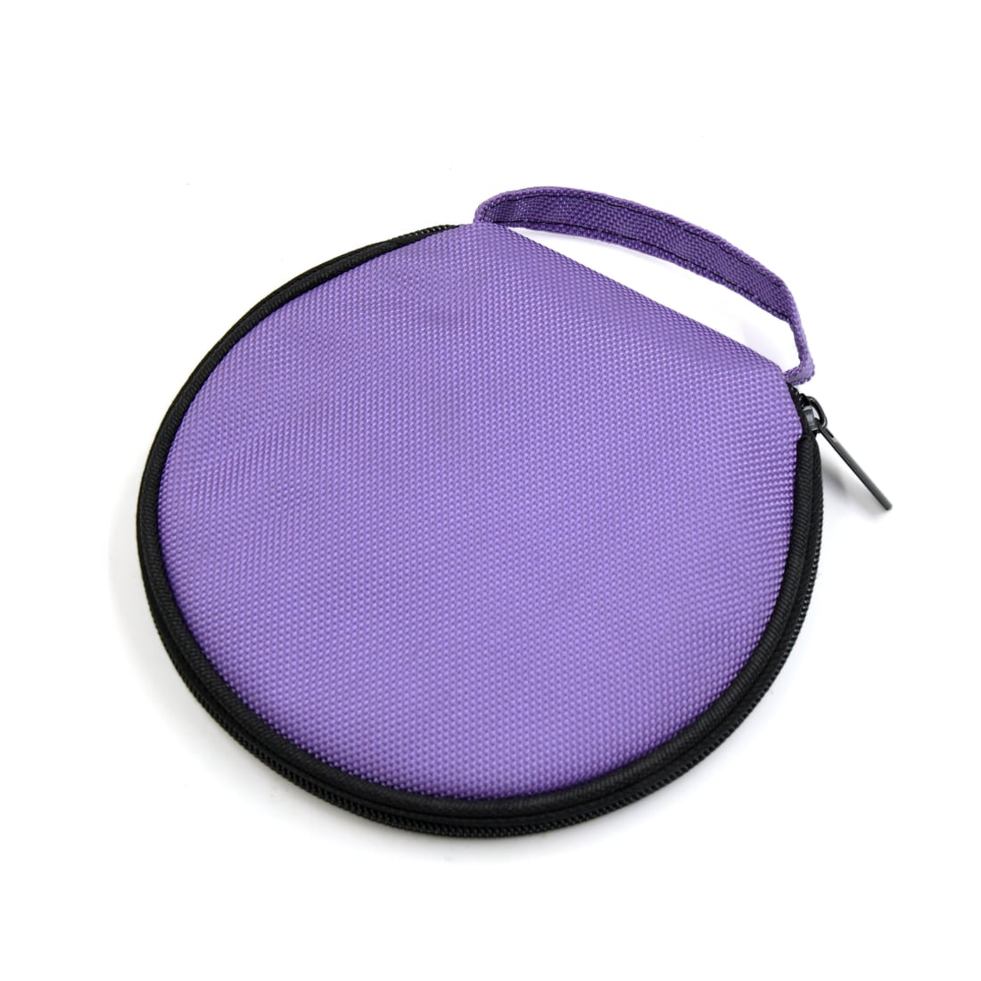 Unique Bargains Car Purple Oxford Fabric 20 Disc CD VCD DVD Holder Wallet Storage Bag #S25122400UX6327