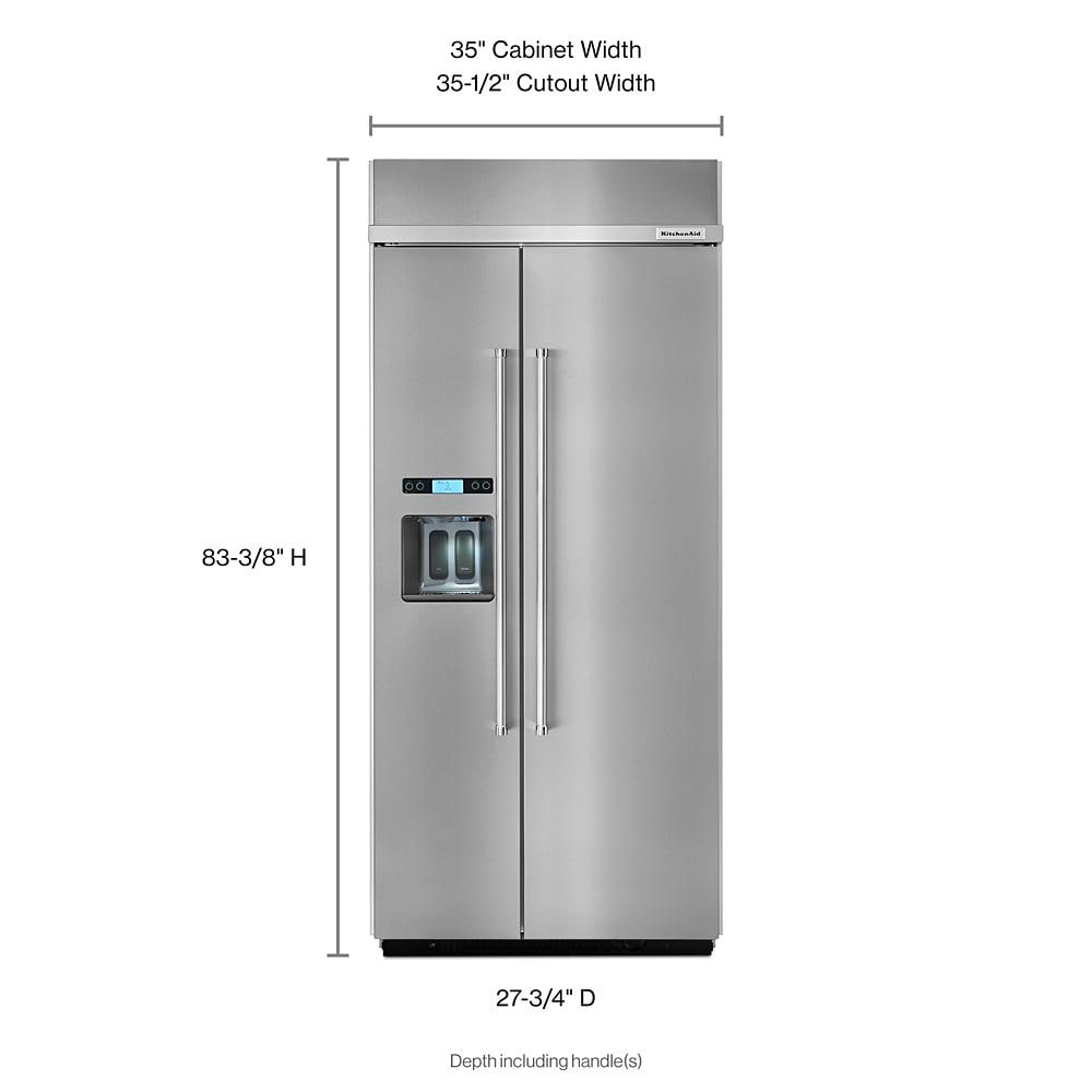 KitchenAid KBSD606ESS Side-By-Side - View #4