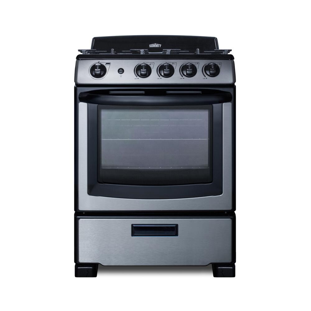 Summit Appliance 30-in 4 Burners Coil Stainless Steel Electric