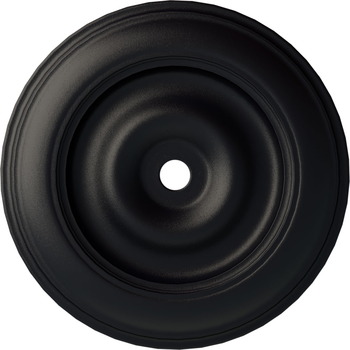 Ekena Millwork CM44CLSGS Classic 44.5-in W x 44.5-in L Painted Steel Gray Polyurethane Whole Ceiling Medallion