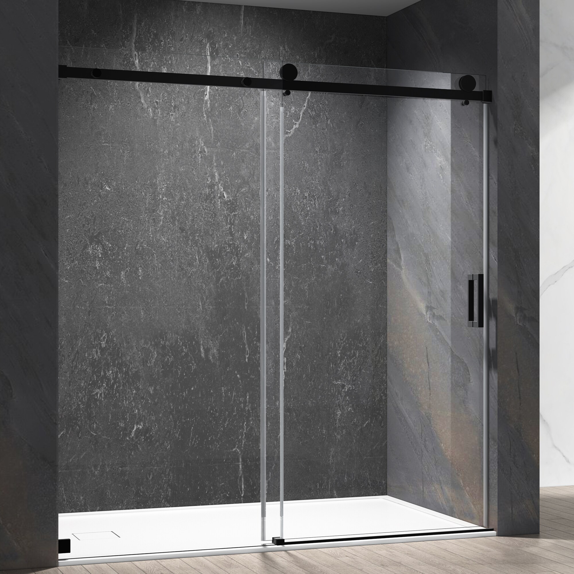 WELLFOR CV-SS05-6076BL Shower-Doors - View #3