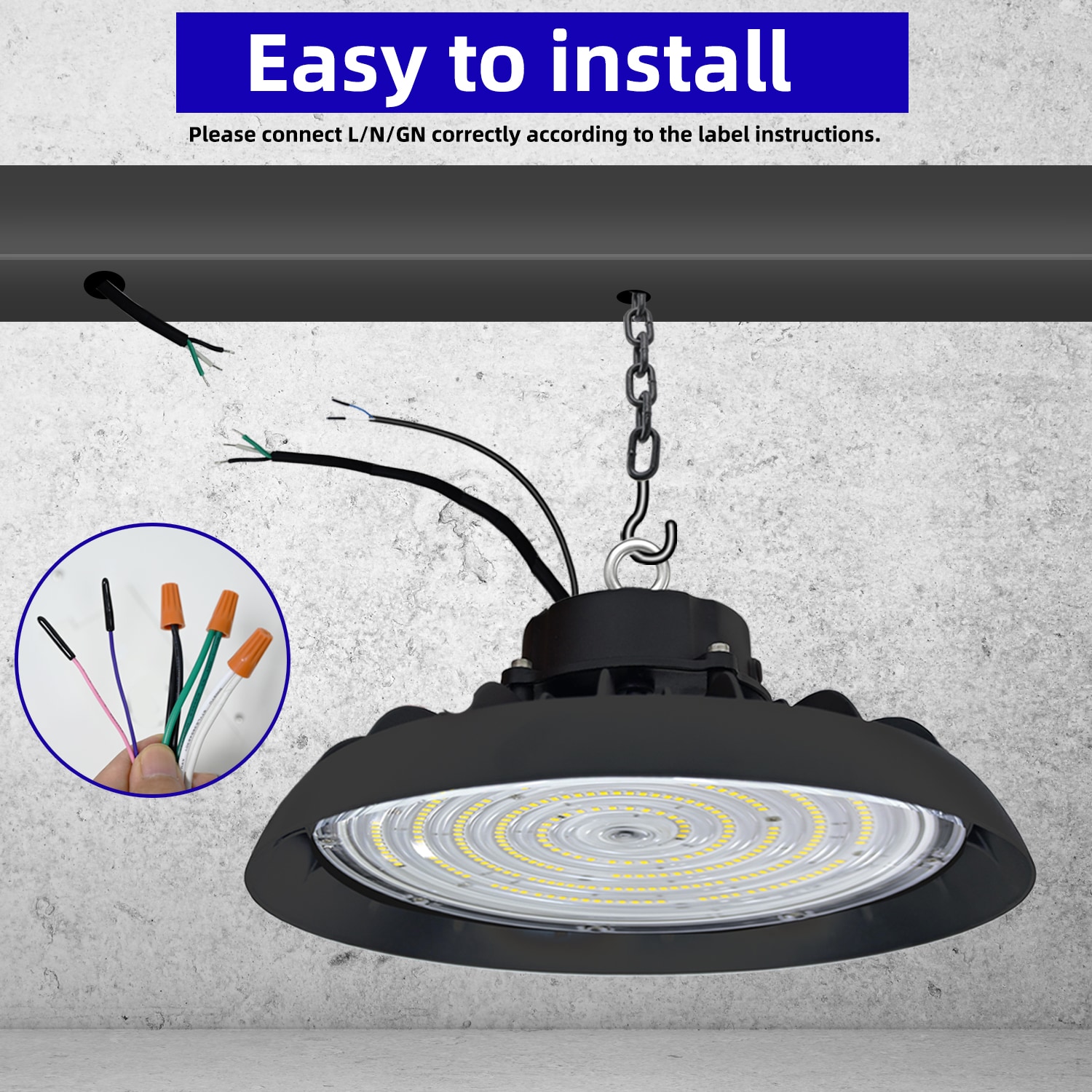 Bieuoram UFO-200W-1-A High-Bay-Lights - View #8