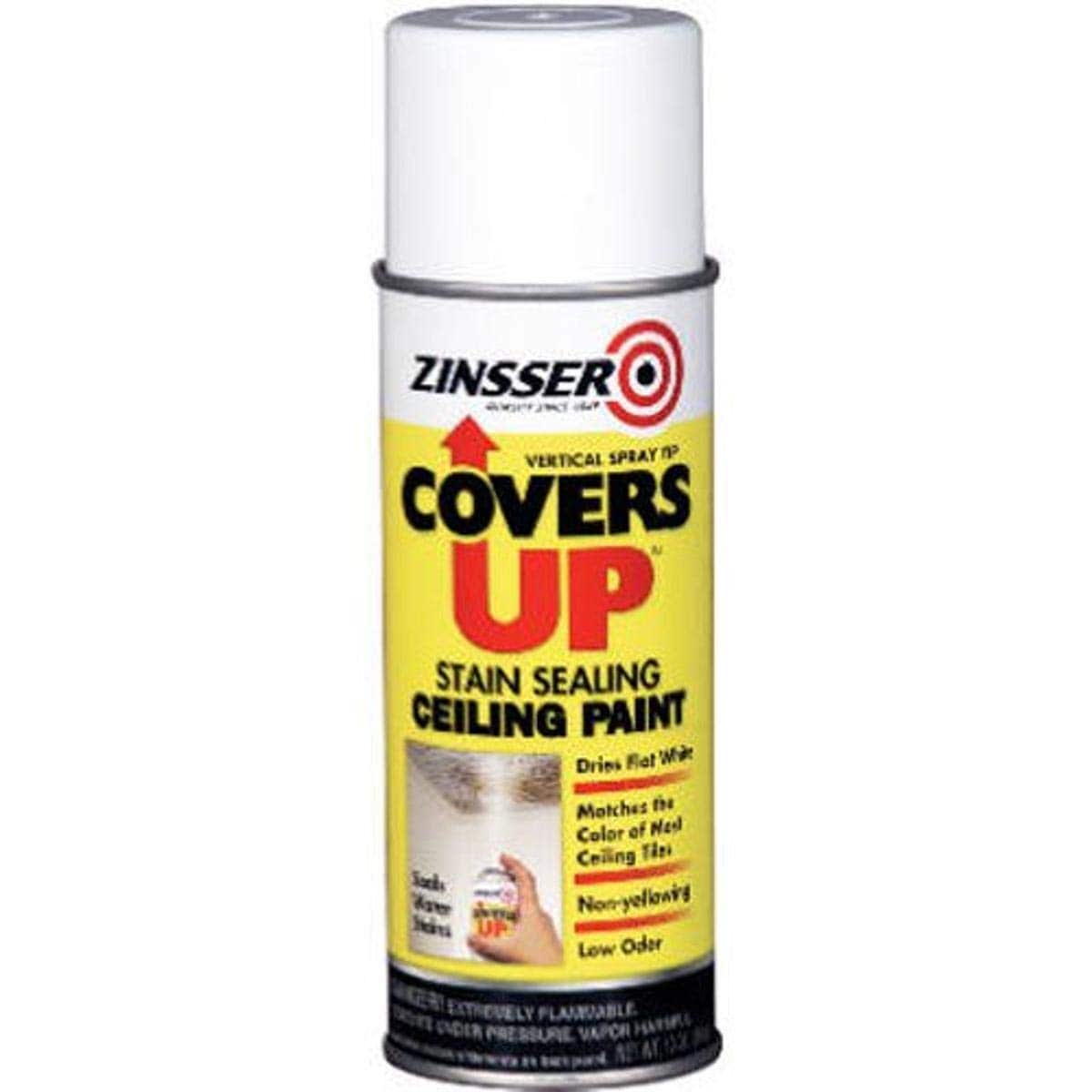 Zinsser  03688 Covers Up Stain Sealing Ceiling Paint White