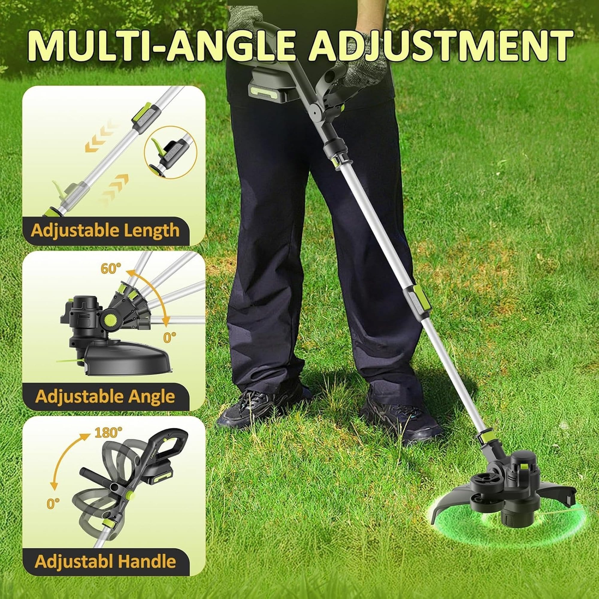 Numhew NHBEN46713 Cordless-String-Trimmers - View #5
