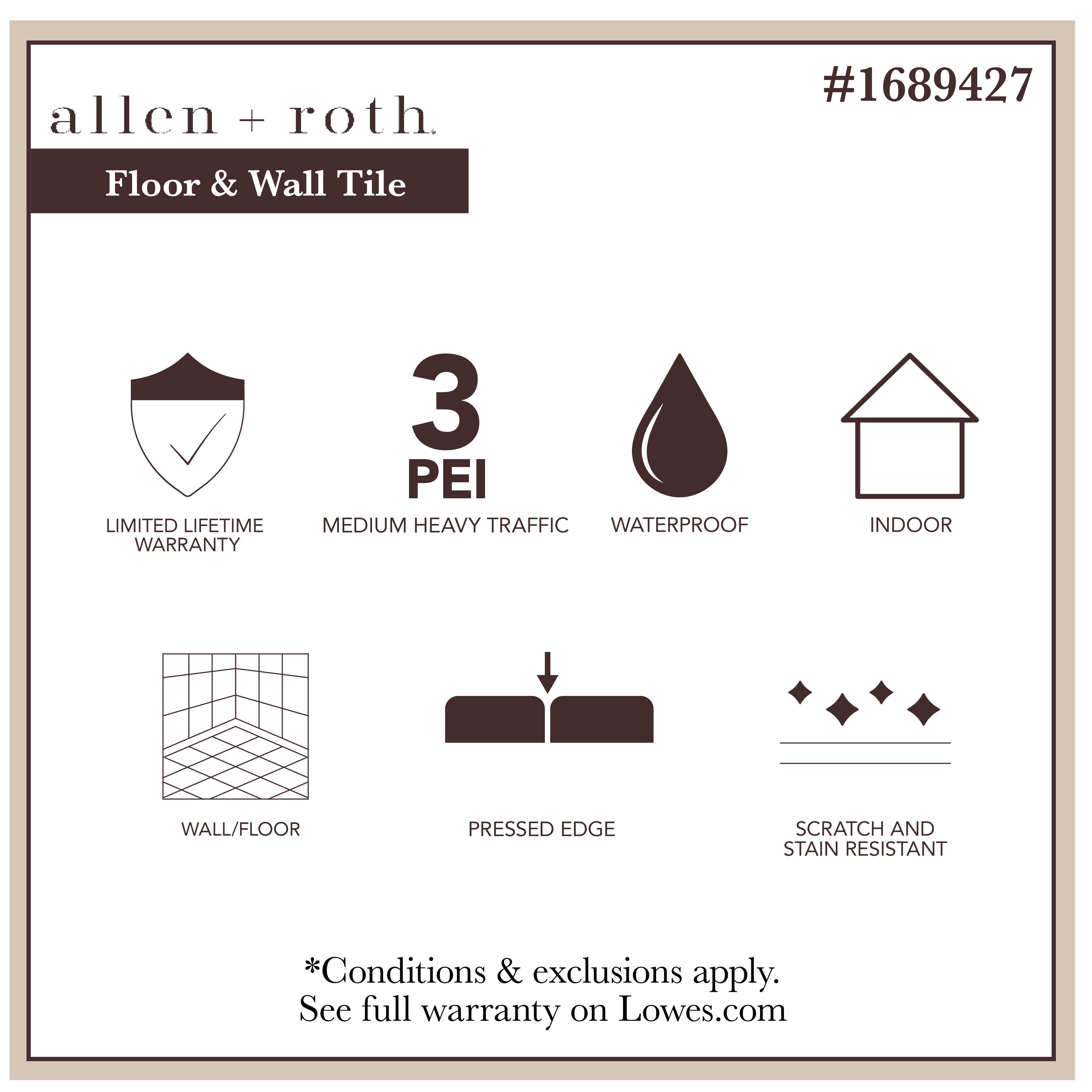 allen + roth 1689427 Wall-Trim-Accent-Tile - View #2