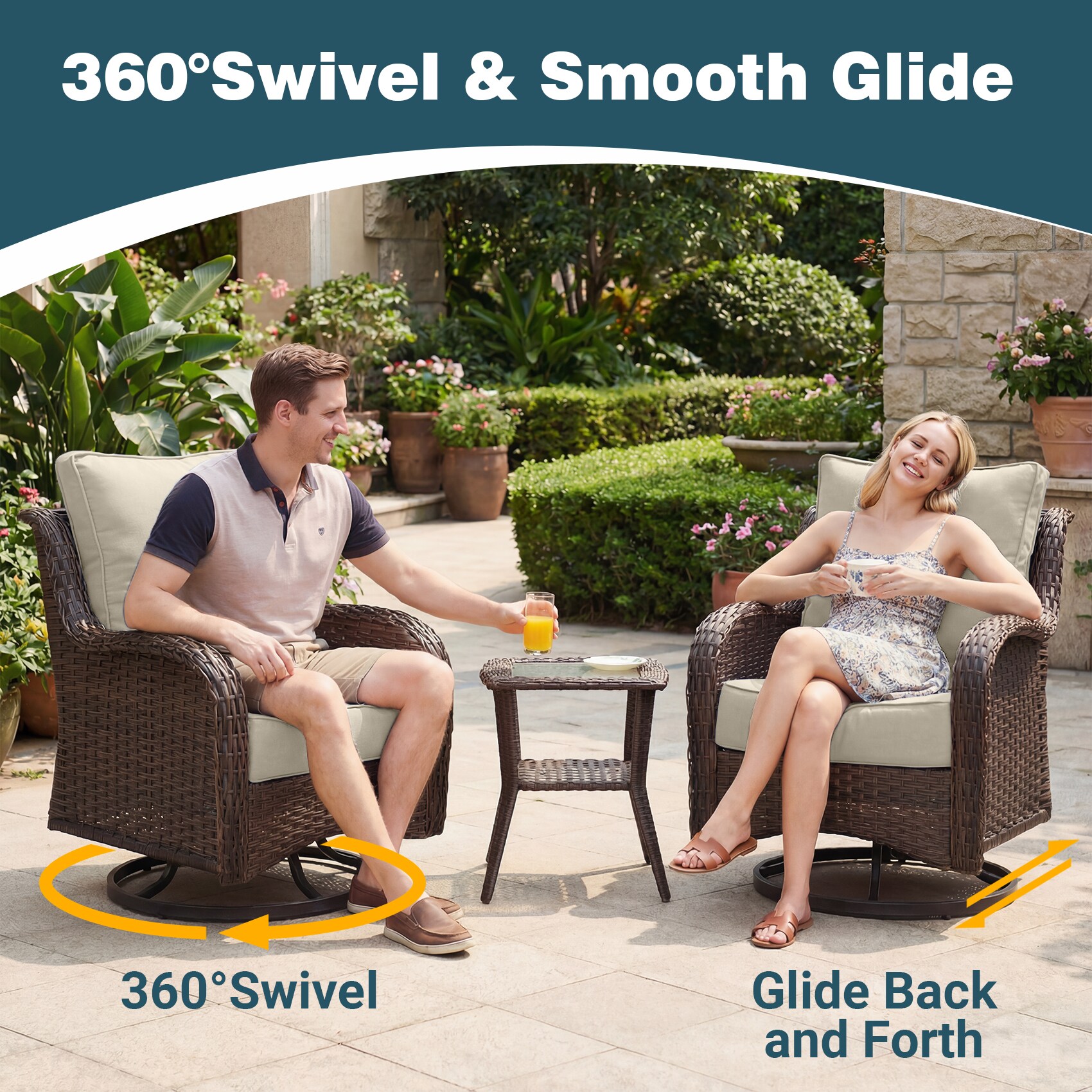  LEPF-2502-SET5-BGE Patio-Sofas-Daybeds - View #2