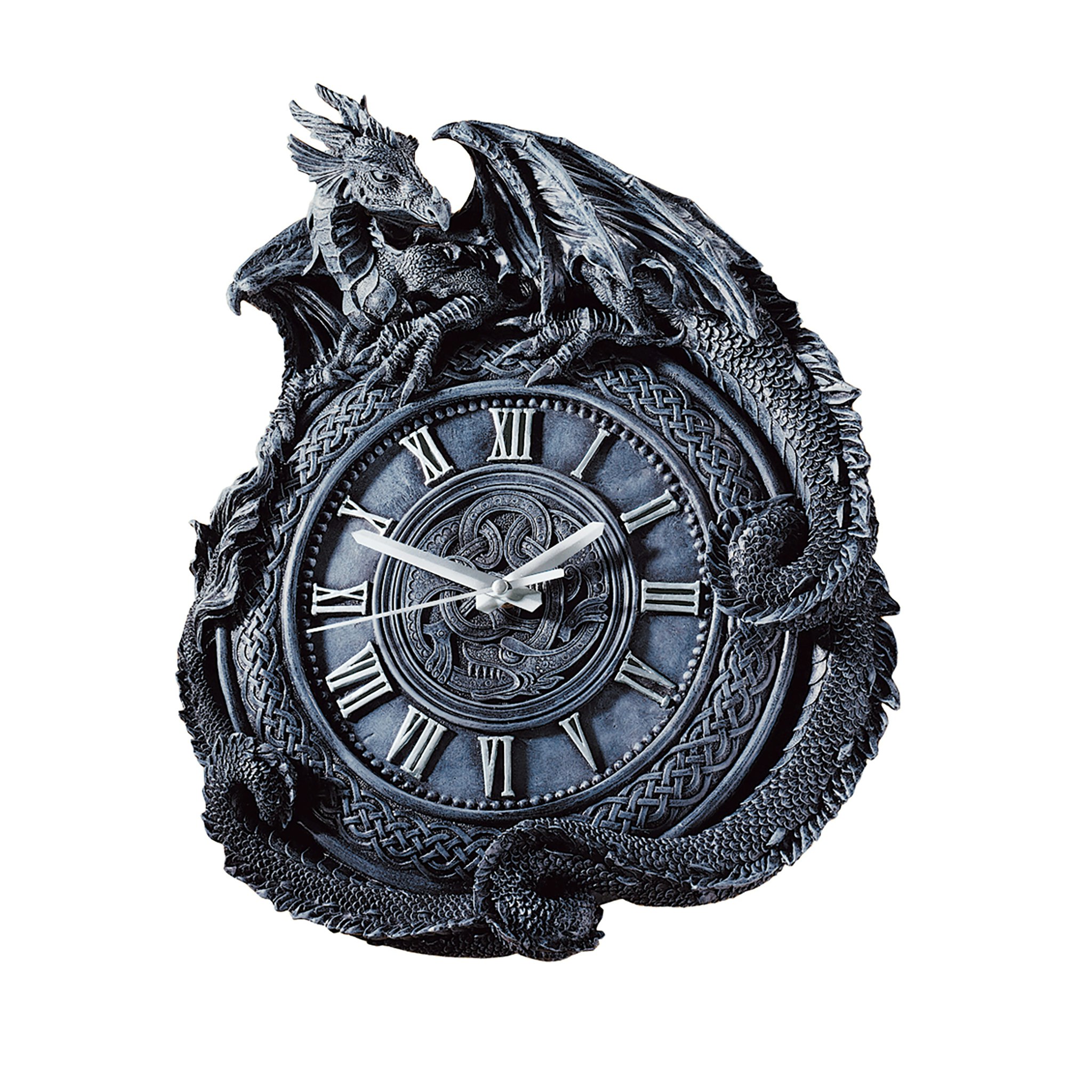 Design Toscano CL2766 Penhurst Dragon Analog Round Wall Gothic