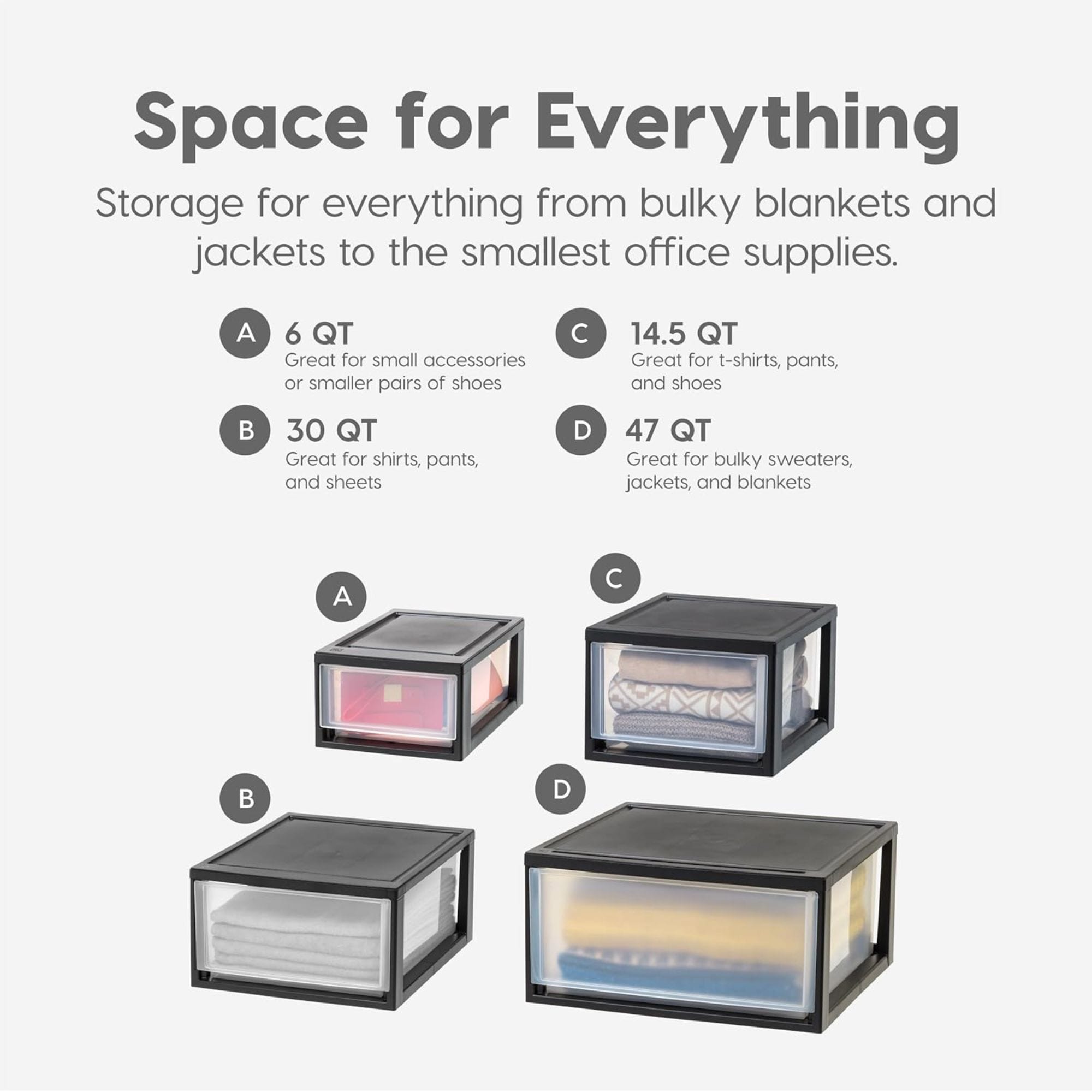 IRIS USA 587004 Storage-Drawers - View #2