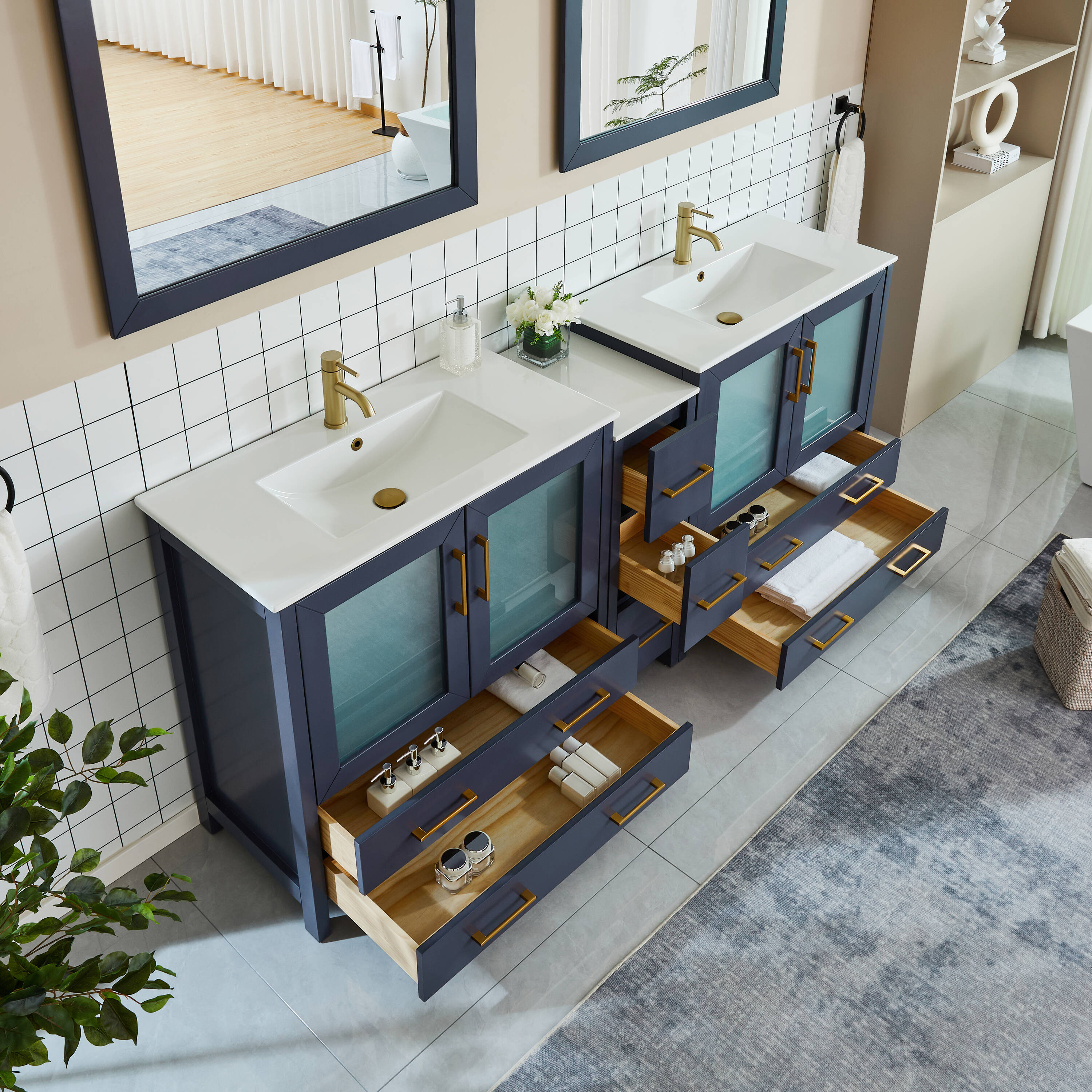 Vanity Art VA3036-84B Bath-Vanity-Combo - View #10
