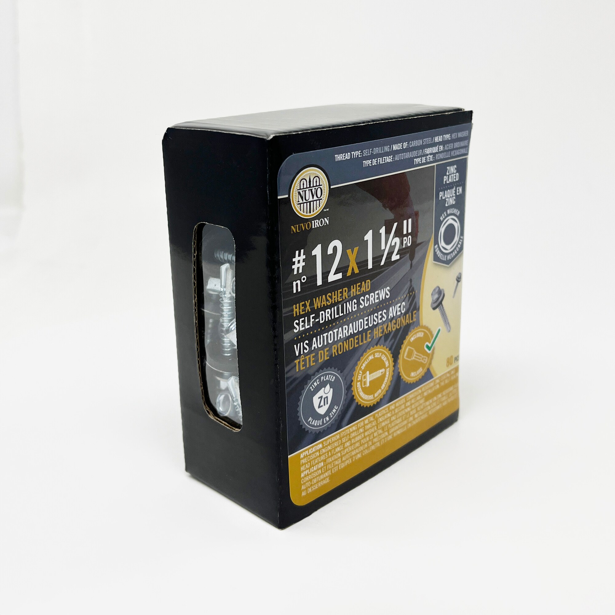Nuvo Iron 12112-HWH-SDB Wood-Screws - View #3