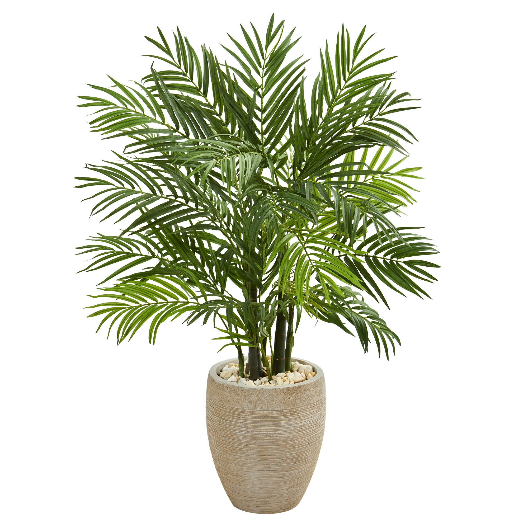 Nearly Natural 48-in Green Indoor Areca Artificial Tree at Lowes.com