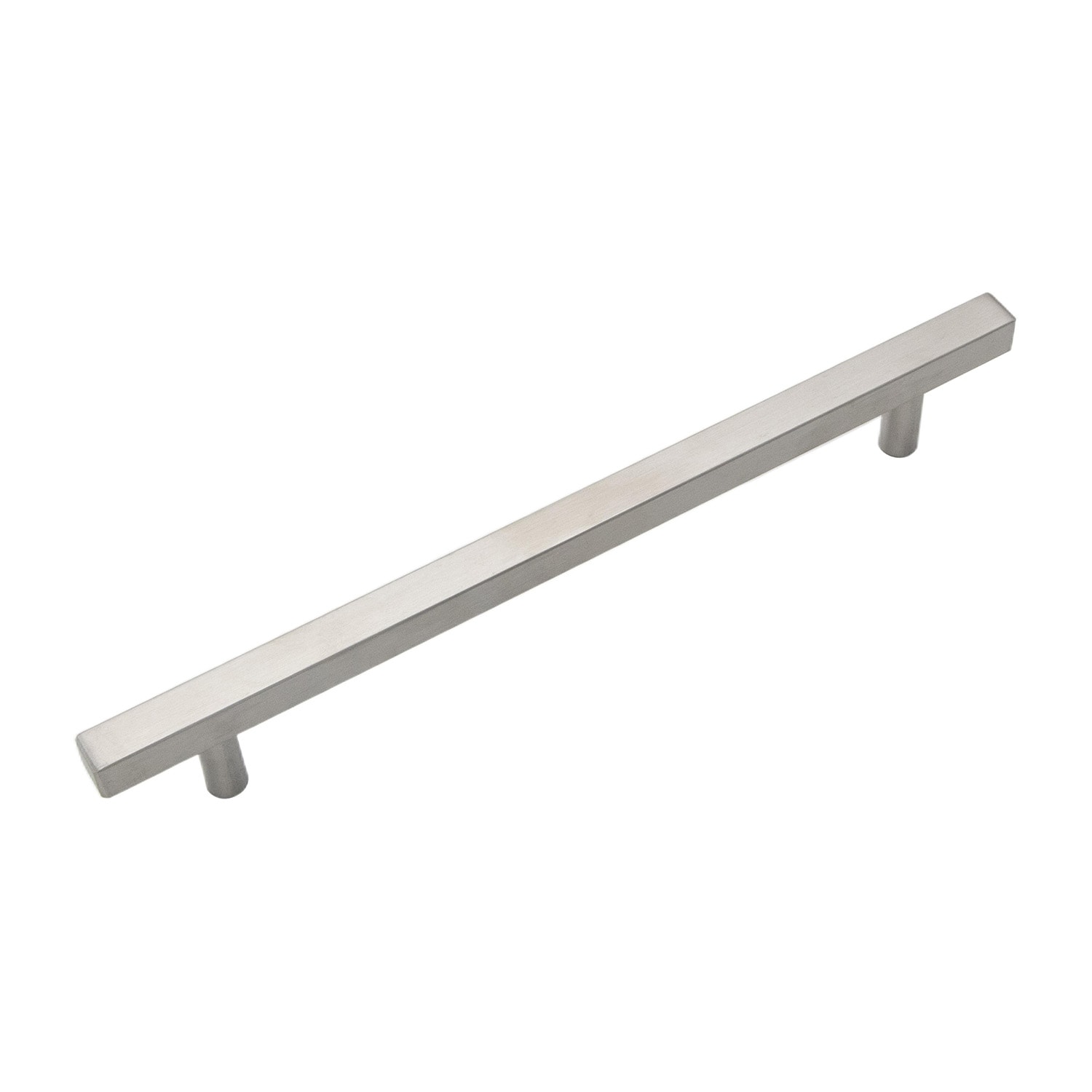 Hickory Hardware Heritage Designs Quad 8-13/16-in , 224mm Center to Center Satin Nickel Rectangular Bar Drawer Pull #R080318SNX