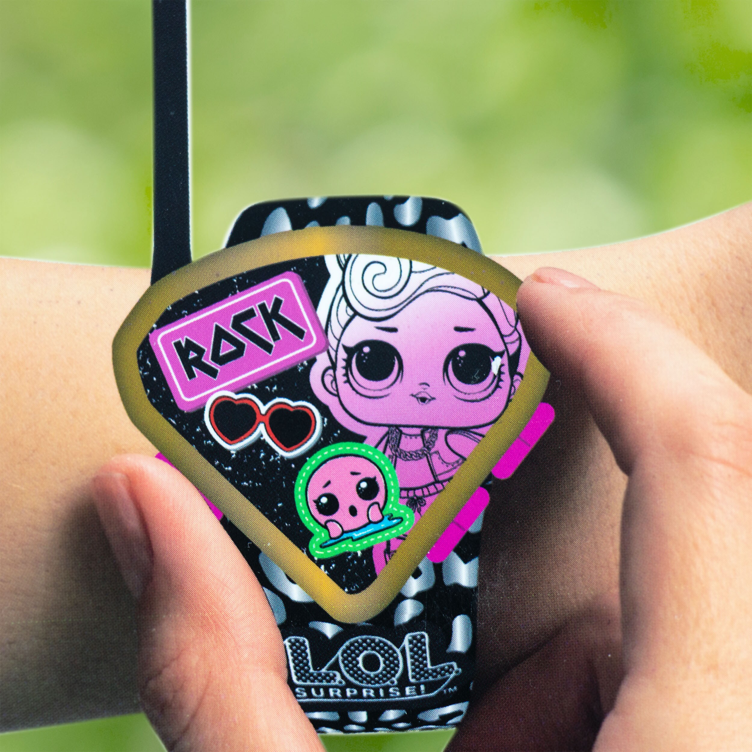 L.O.L. Surprise Bracelet Walkie Talkies in Sparkly Animal Print in