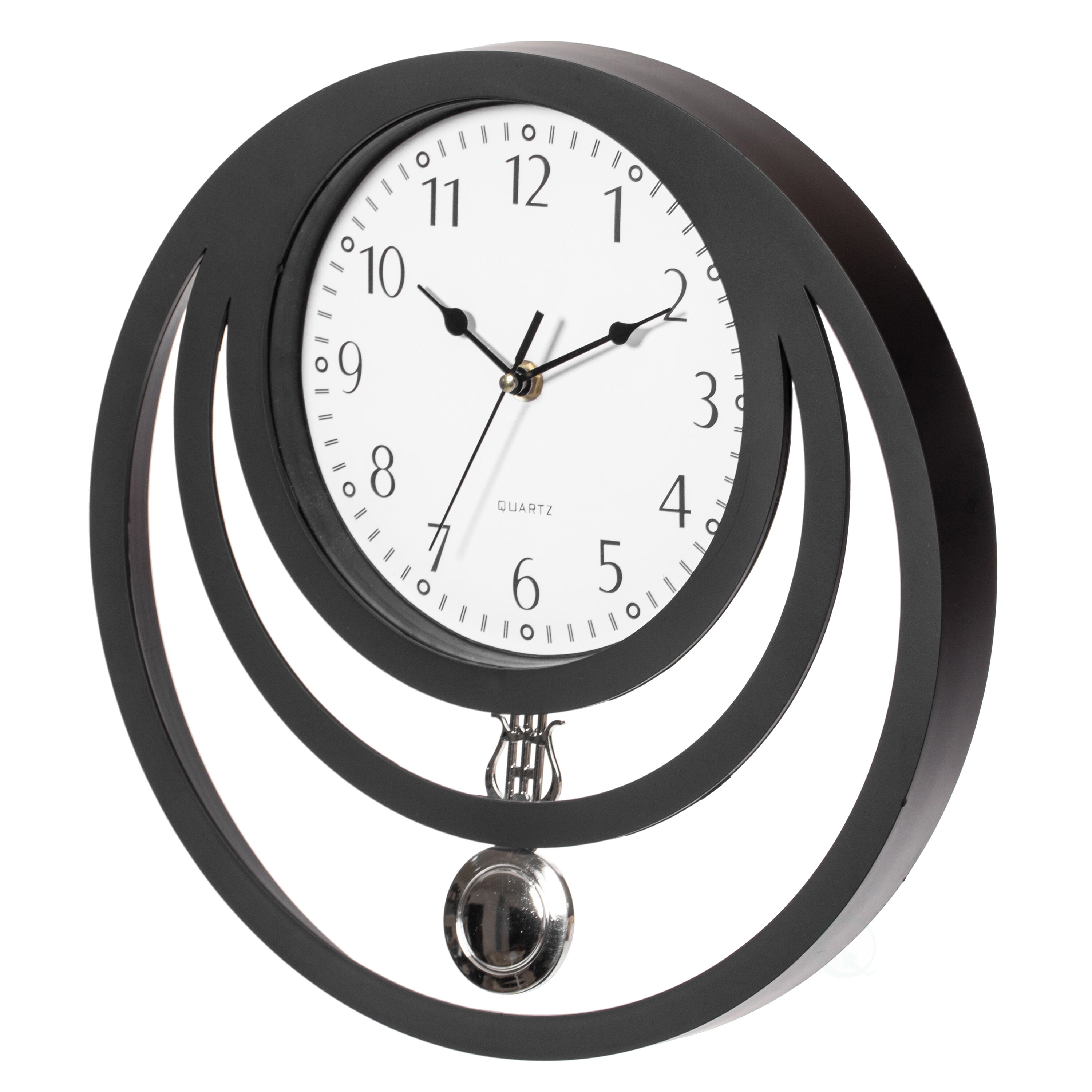Clockswise QI004147.BK Indoor-Outdoor-Clocks - View #3