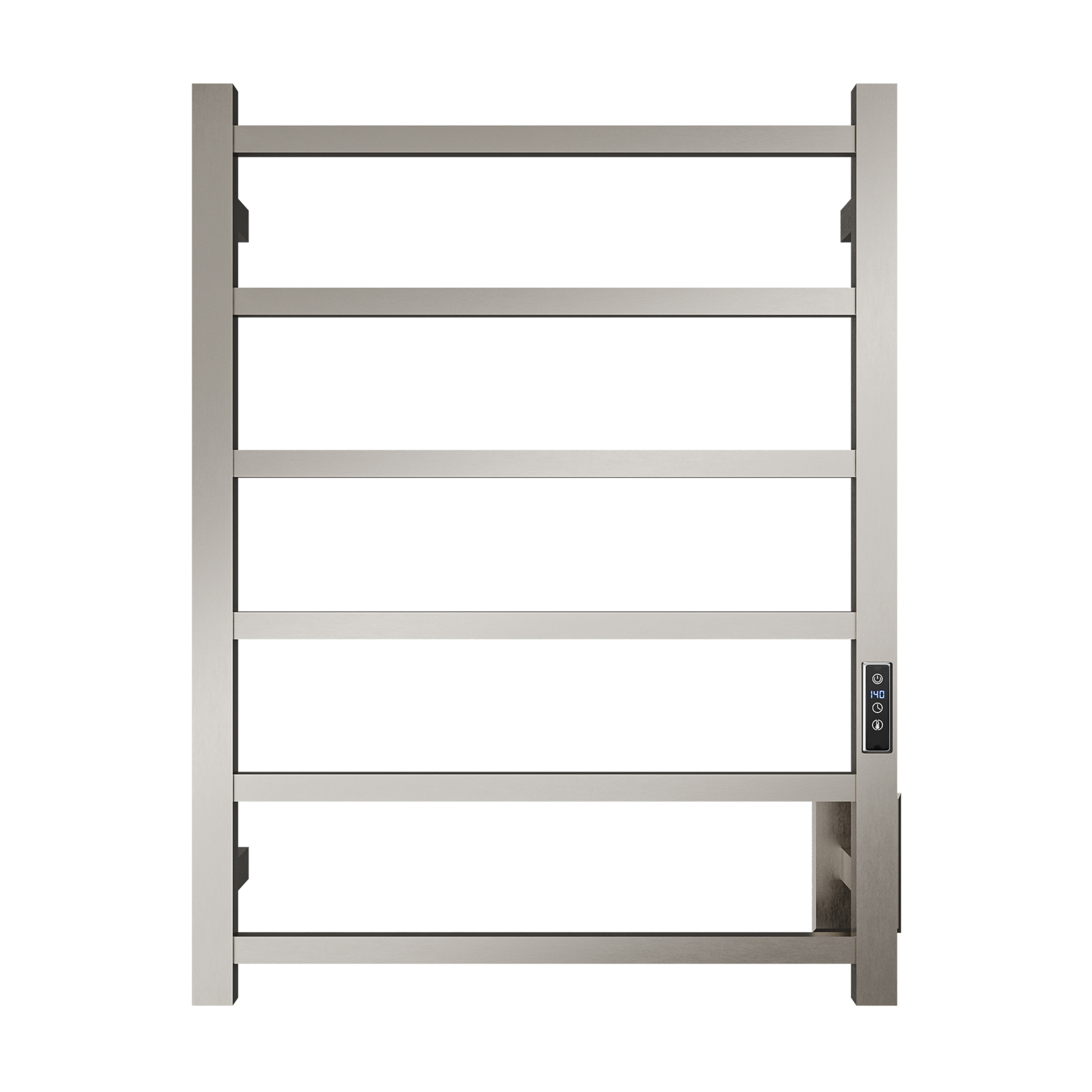 ANZZI TW-AZ014BN Brushed nickel Plug-in Wall mount Towel Warmer 4.33-in x 20.47-in x 26.77-in