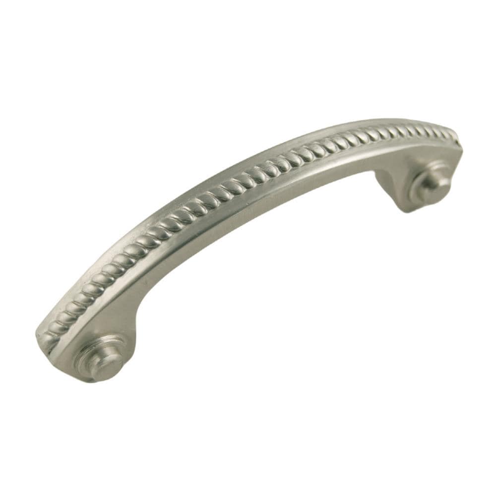 RK International CP 1617-P 3-in Center to Center Satin Nickel Arch Bar Drawer Pulls