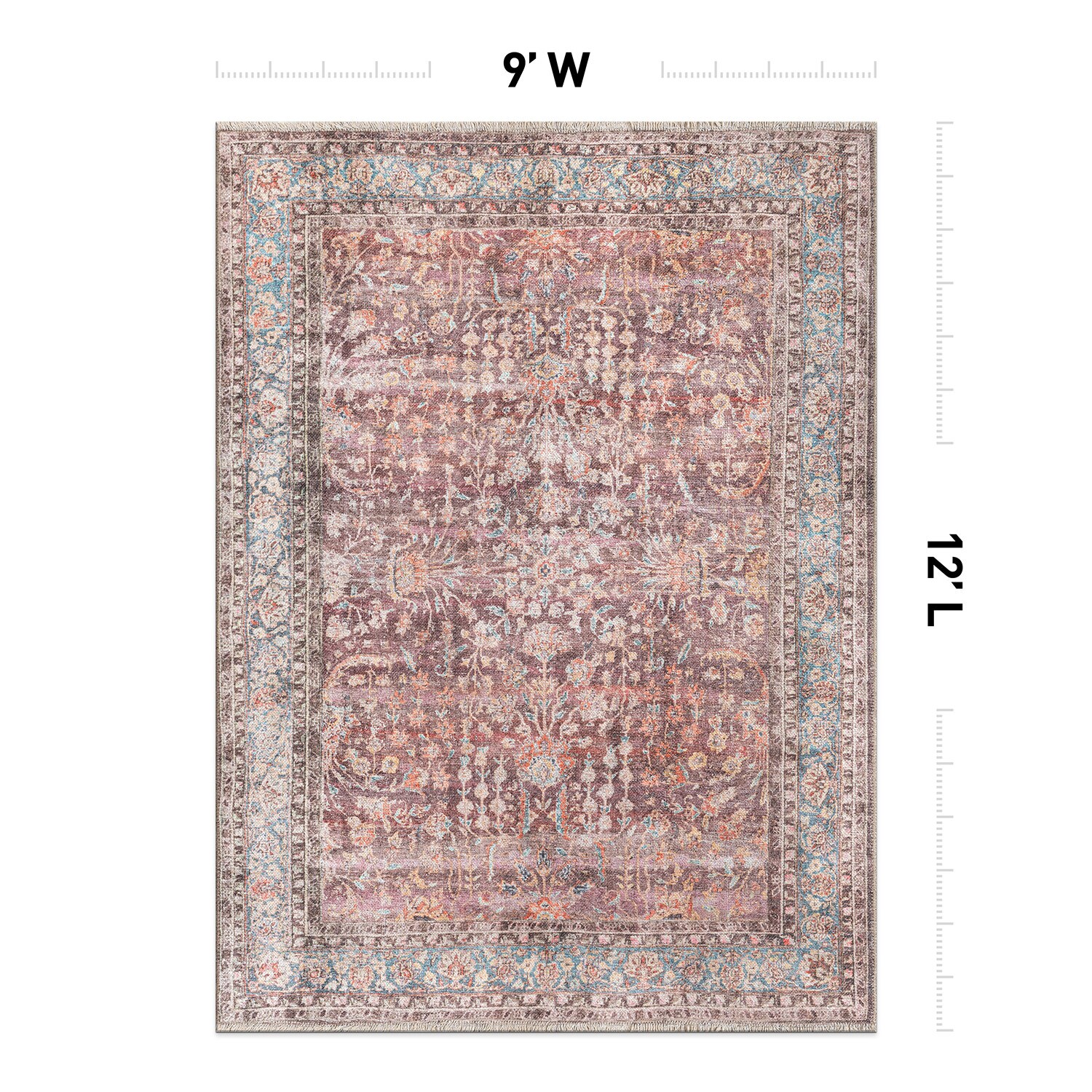 World Rug Gallery 6035MULTI9X12 rugs - View #6