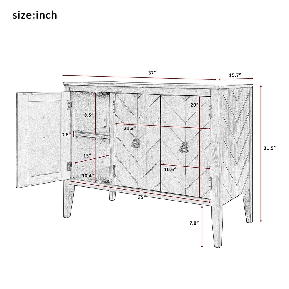 JUJABU DINCABINET-24 Dining-Kitchen-Storarge - View #6