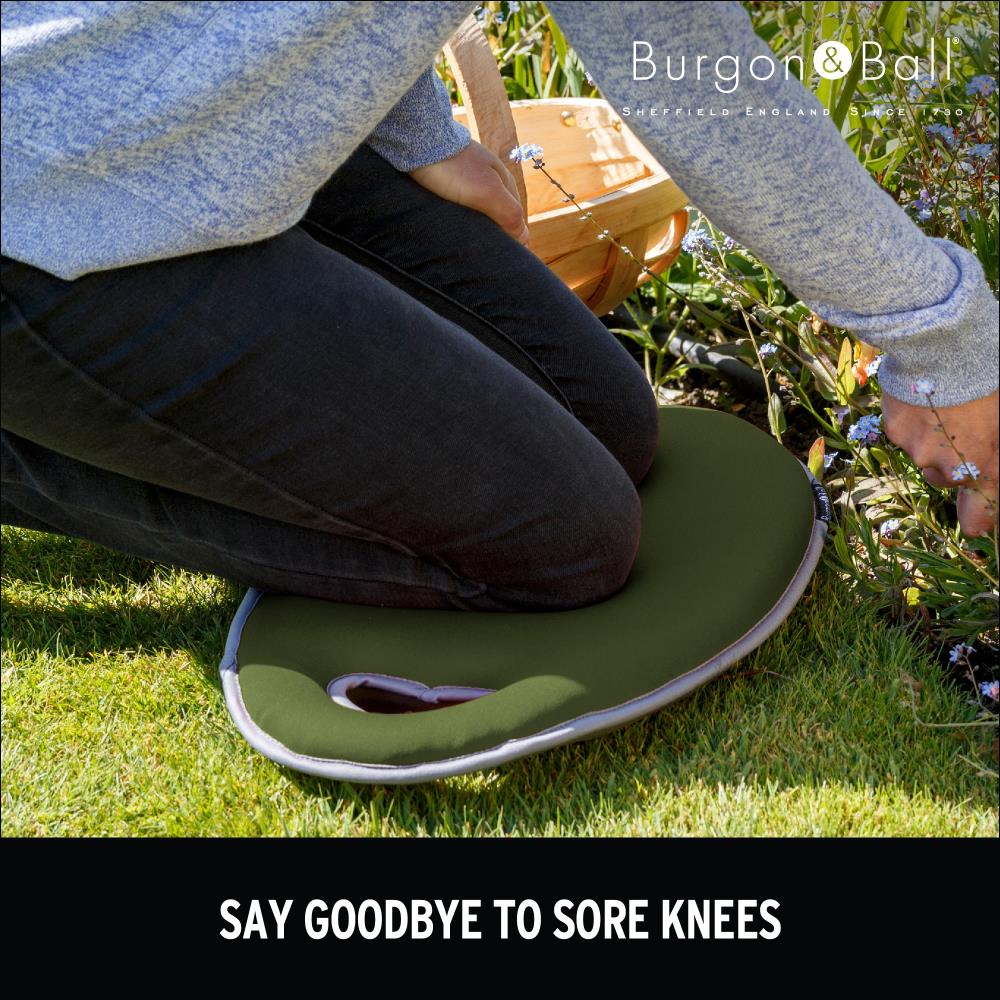 Burgon & Ball Green 1.75-in x 12-in Foam Kneeling Pad at