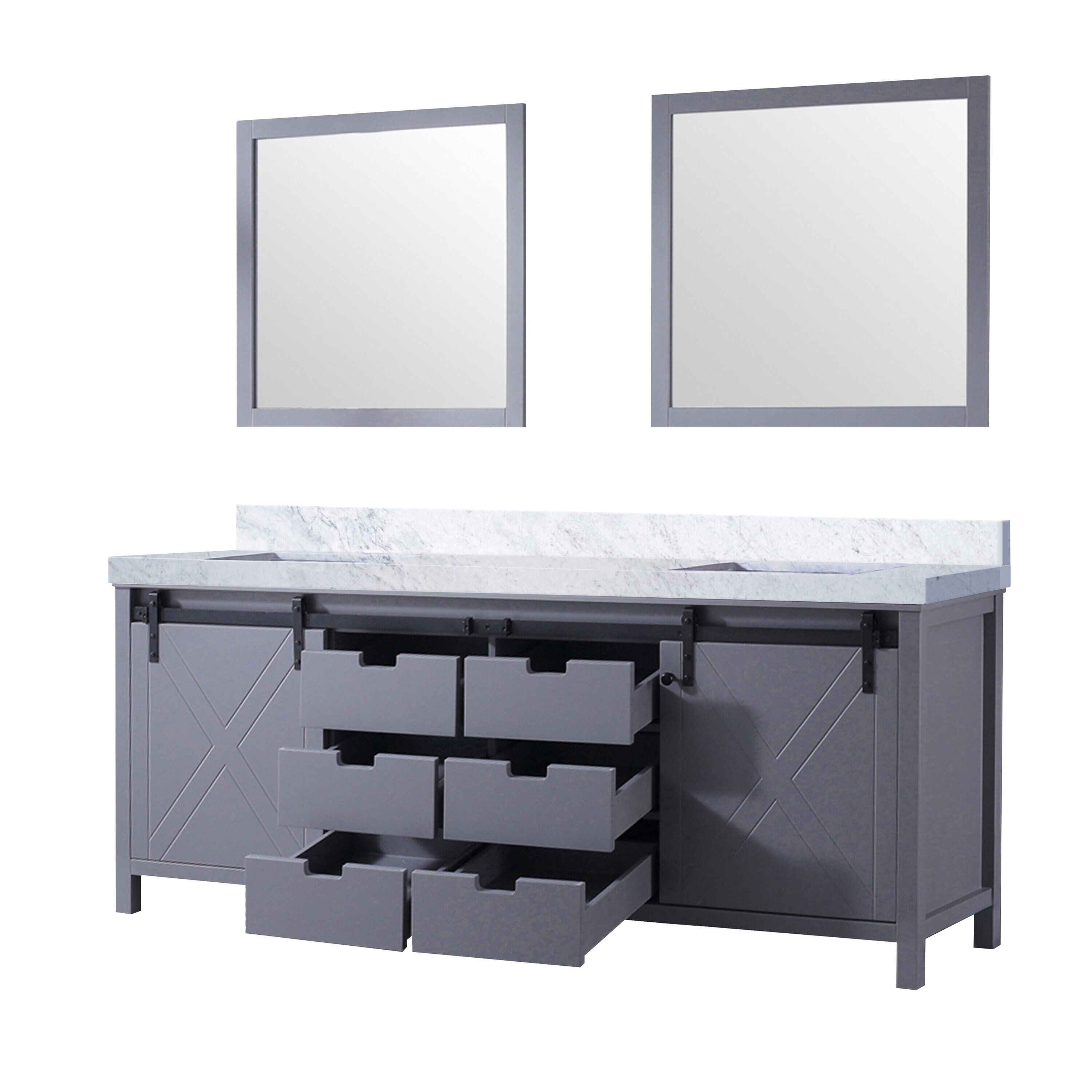 Lexora LM342284DBBSM34 Bath-Vanity-Combo - View #5