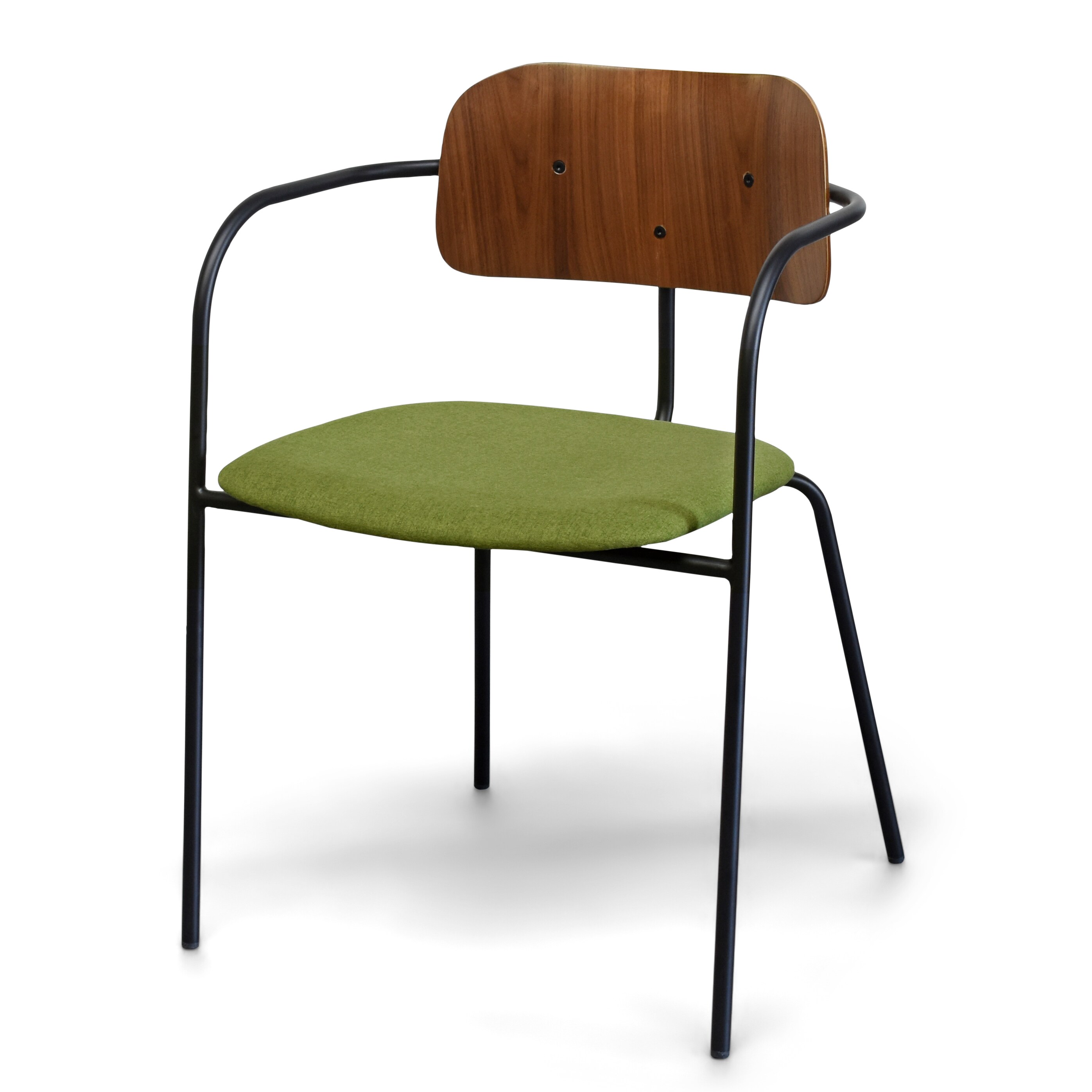 Gingko CAM501-GRN Set of 2 Contemporary/Modern Polyester/Polyester Blend Upholstered Arm Chair (Metal Frame)