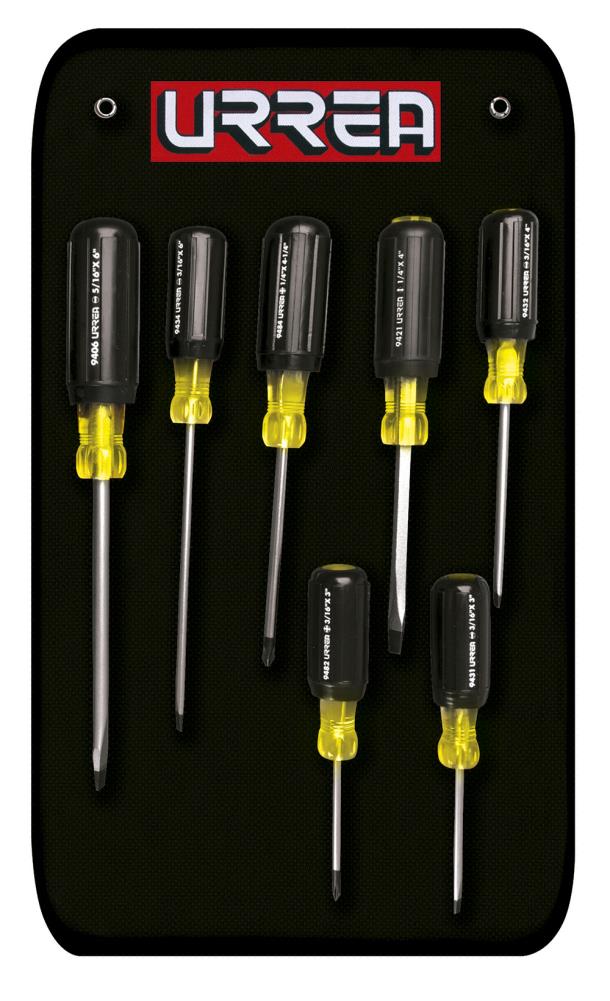 Cushion Grip Screwdriver Set, 7 Piece