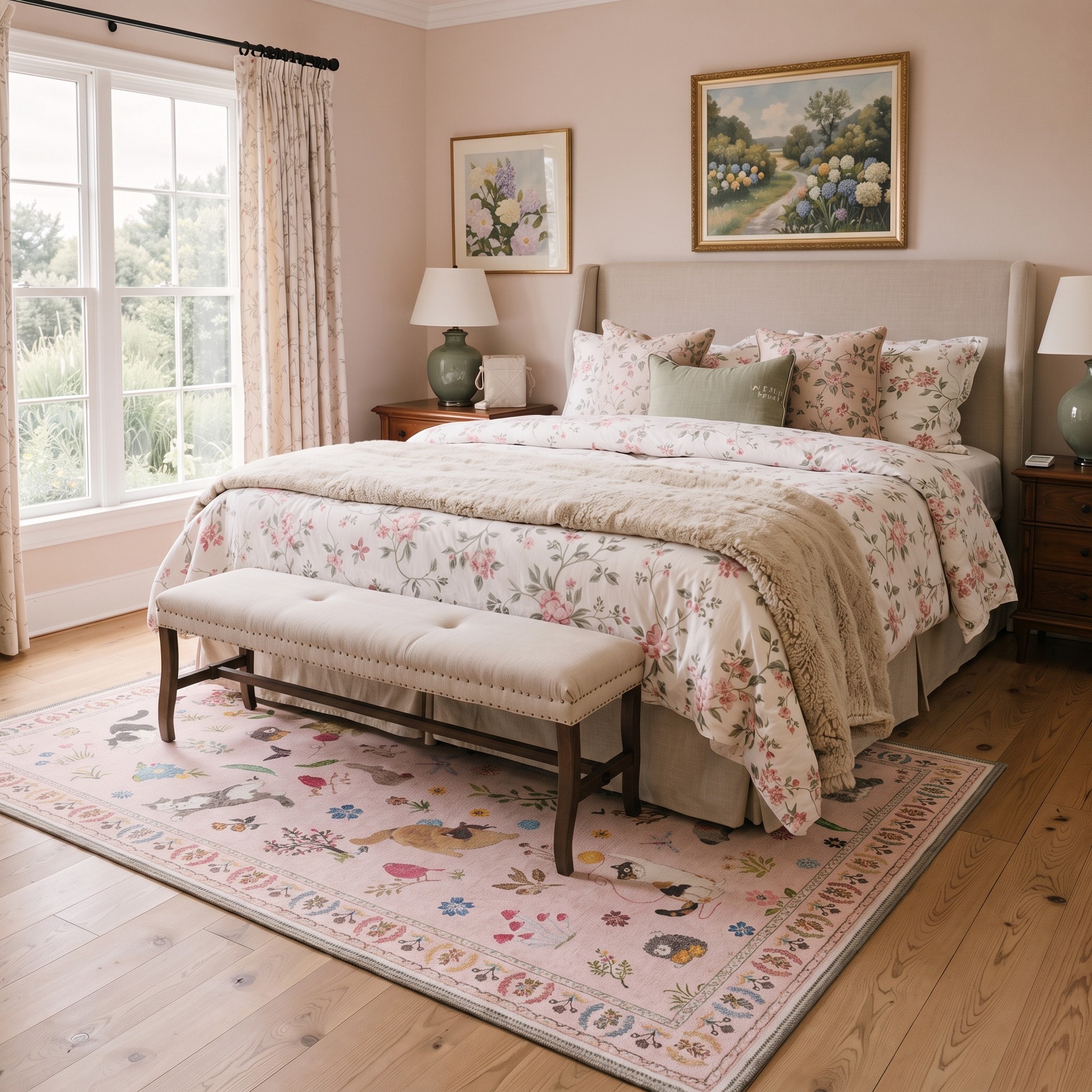 BAVNI ARN020-PINK-2.5X10 rugs - View #4