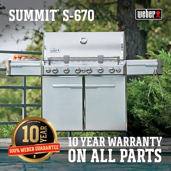 have lære paperback Weber Summit S-670 6-Burner Liquid Propane Infrared Gas Grill with 1 Side  Burner with Integrated Smoker Box in the Gas Grills department at Lowes.com