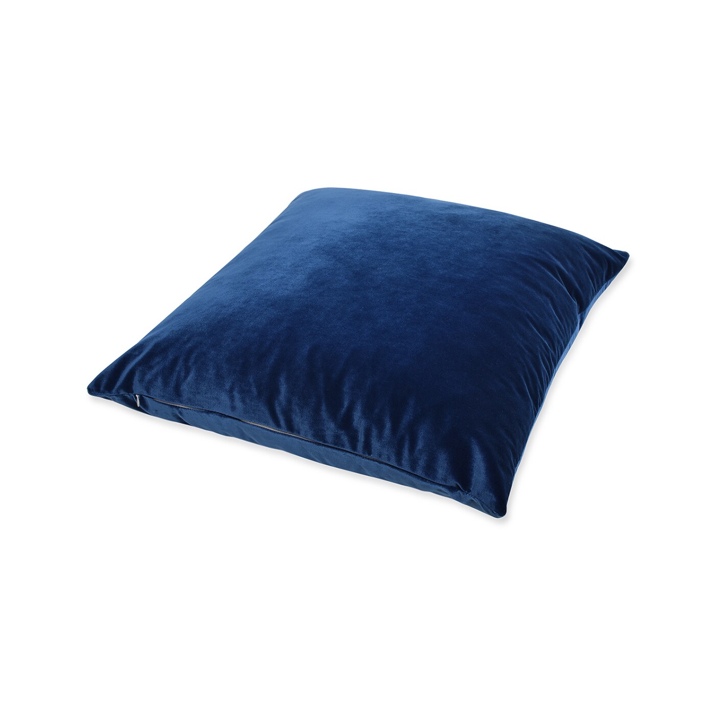 Plume 24 Square Feather Down Throw Pillow, Set of 2, Indigo Blue
